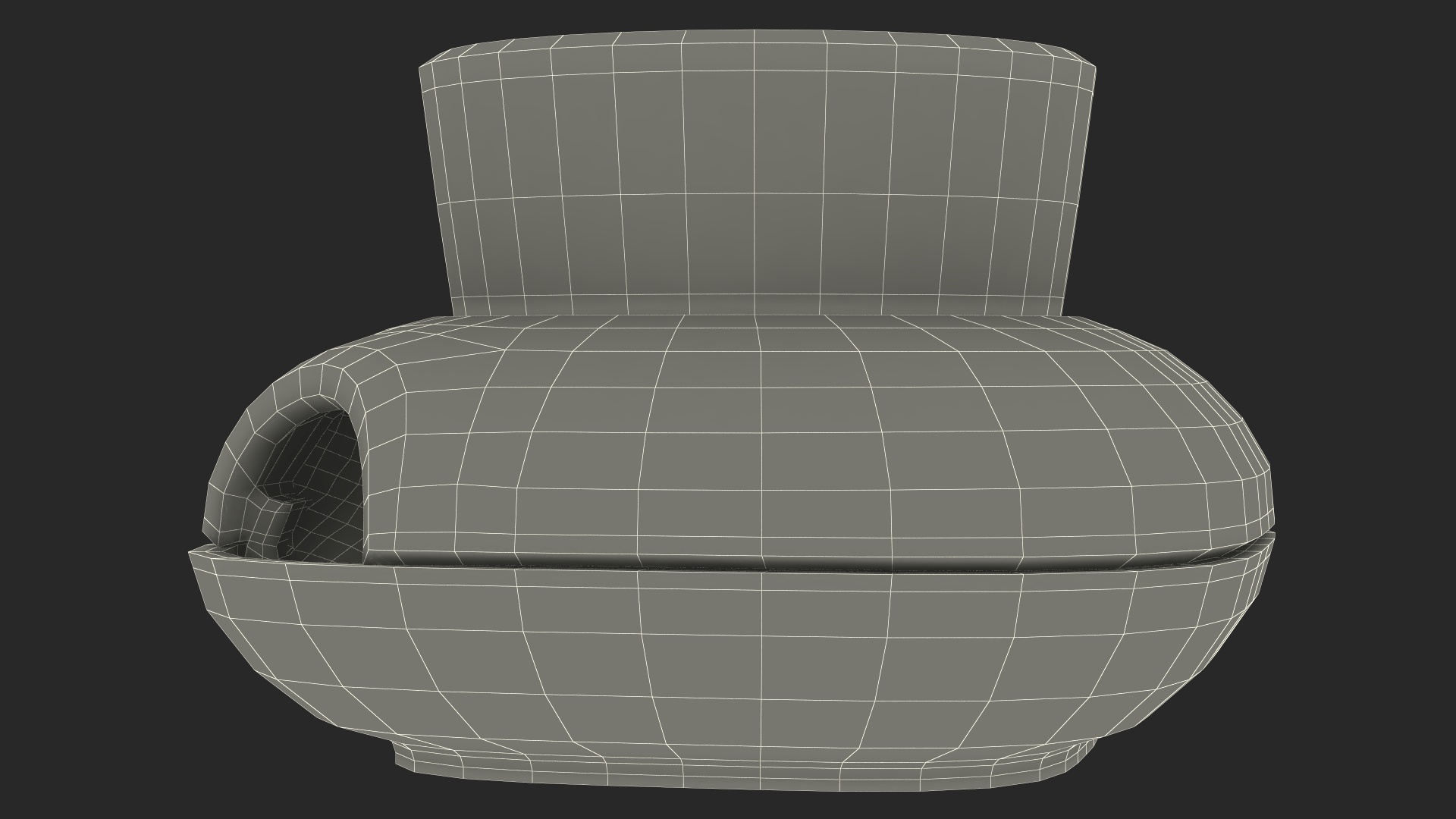 3D model Single Herb Pot Sagaform Beige