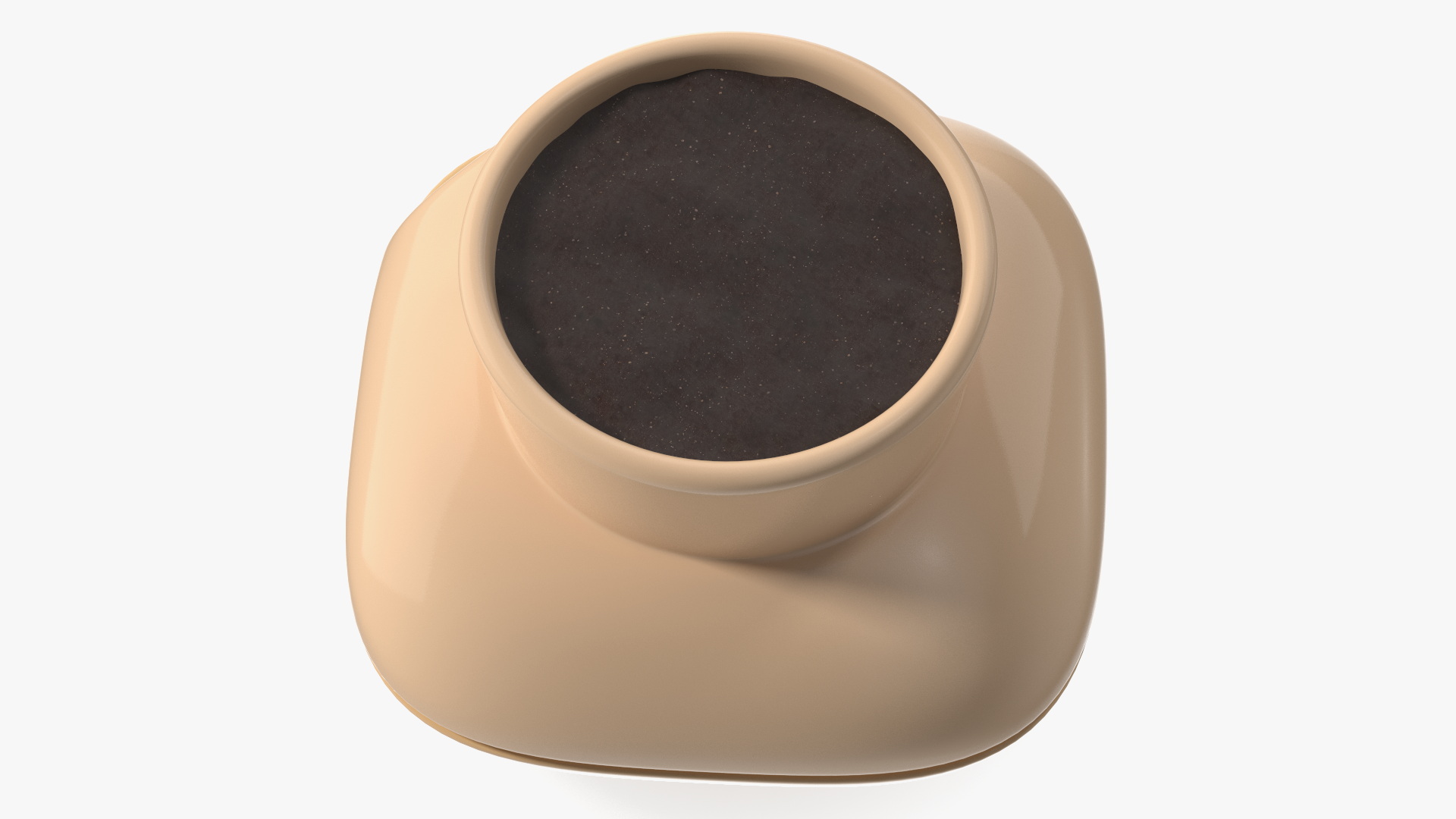 3D model Single Herb Pot Sagaform Beige