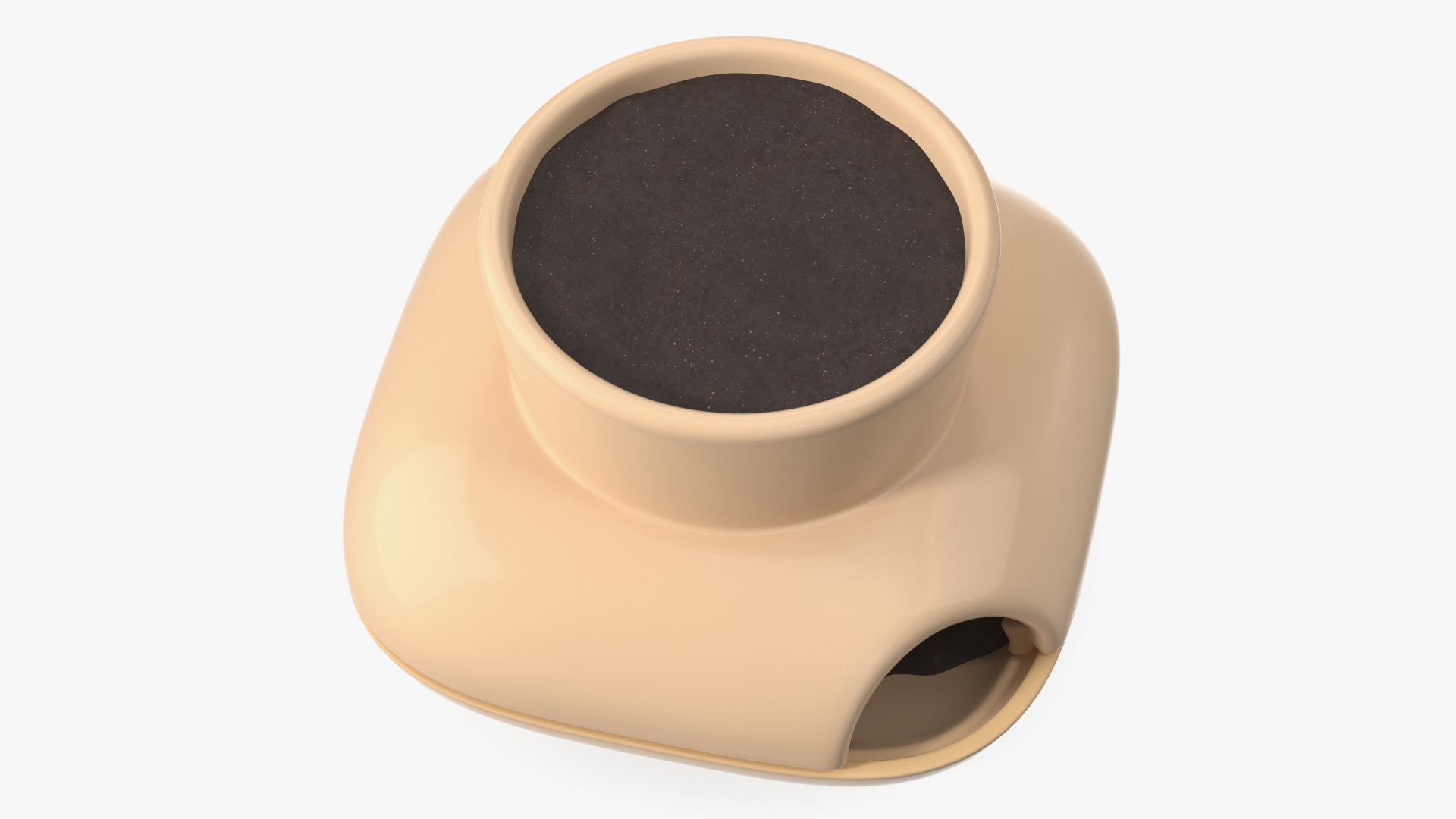 3D model Single Herb Pot Sagaform Beige