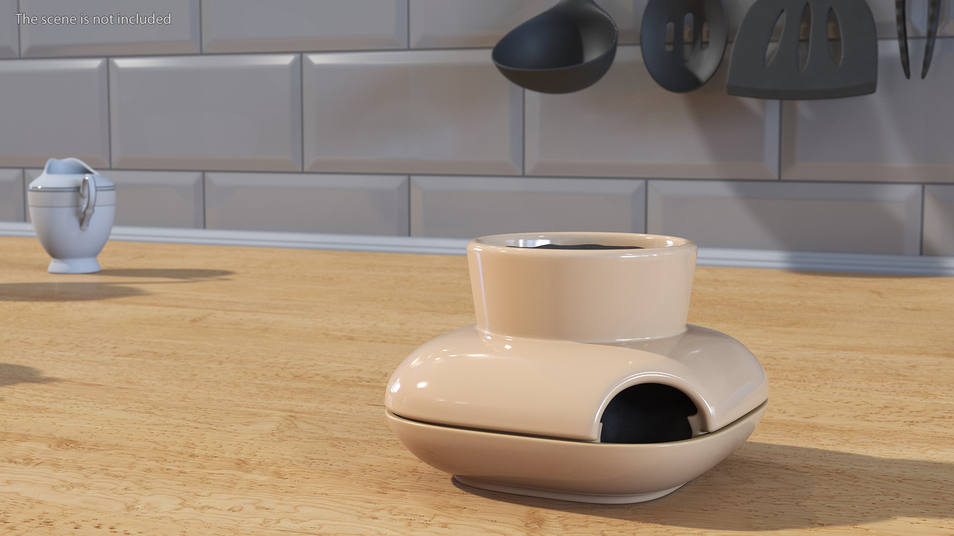 3D model Single Herb Pot Sagaform Beige
