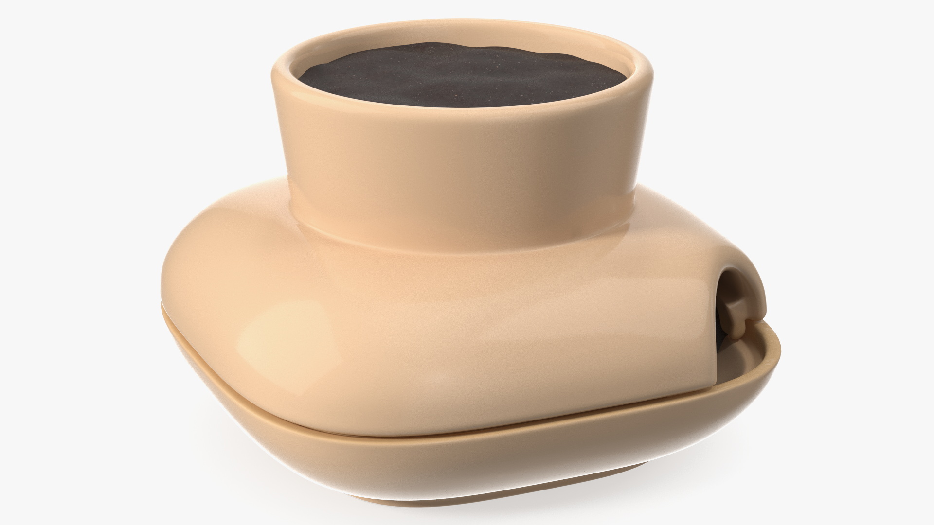 3D model Single Herb Pot Sagaform Beige