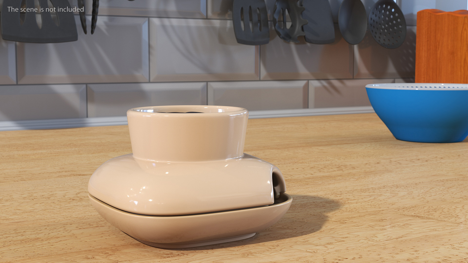 3D model Single Herb Pot Sagaform Beige