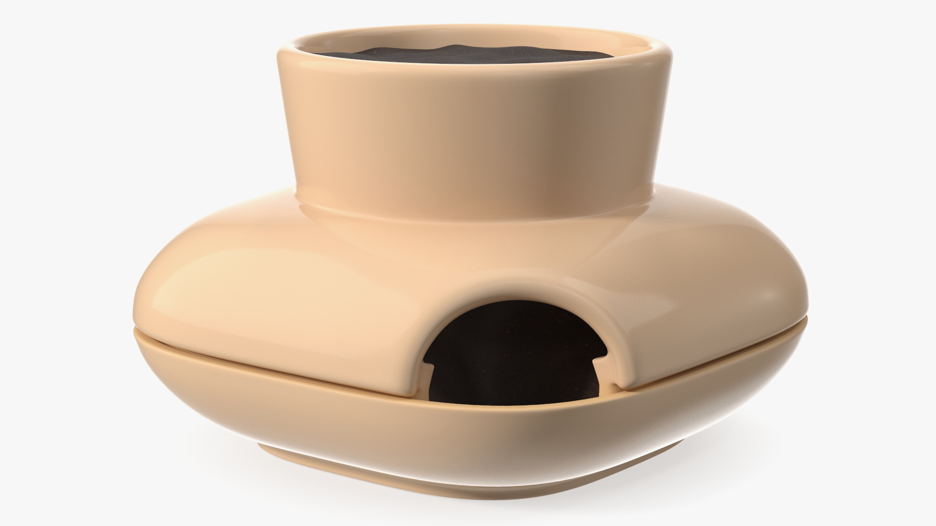 3D model Single Herb Pot Sagaform Beige