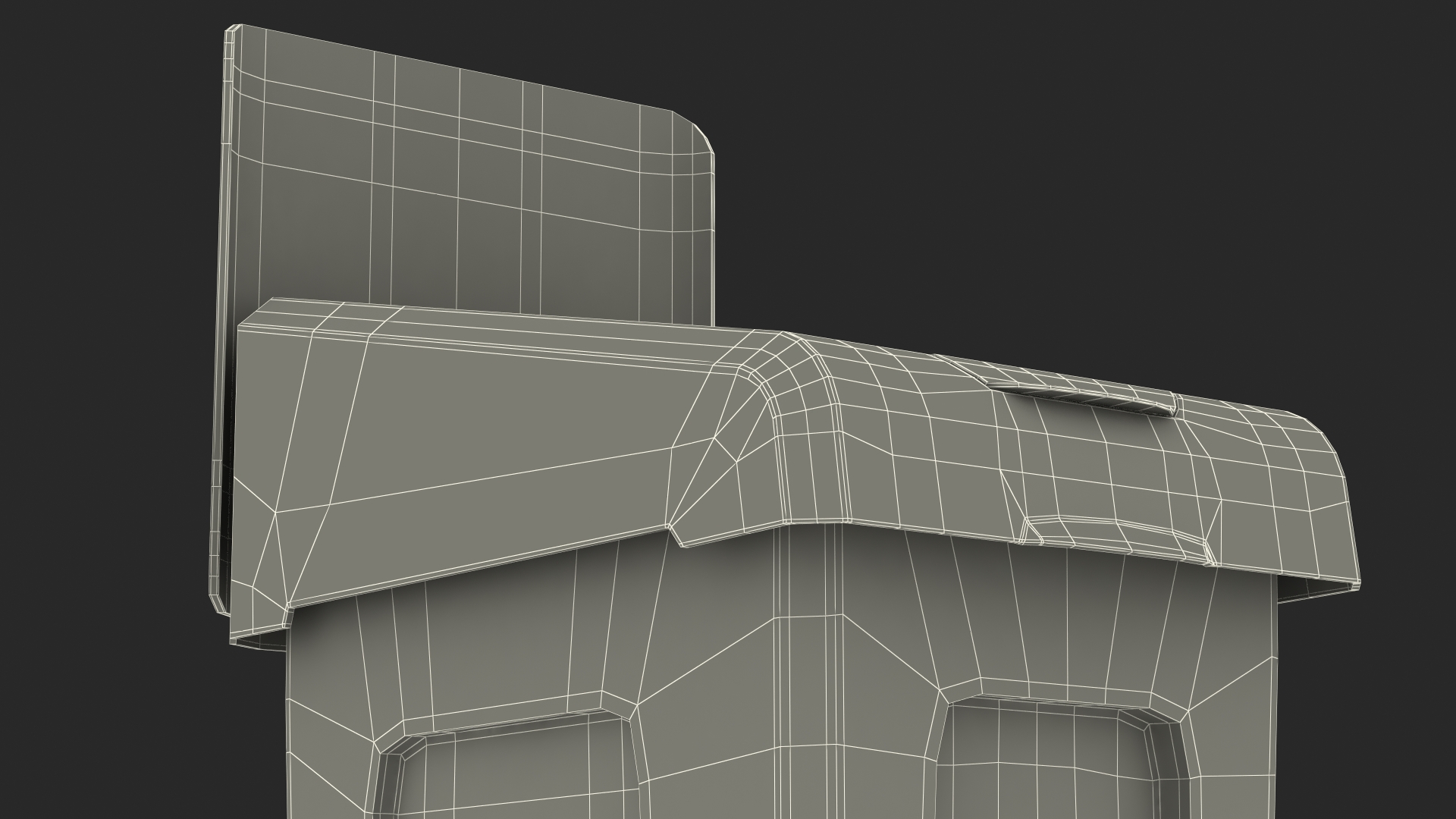 3D model Mixed Recycling Waste Bin