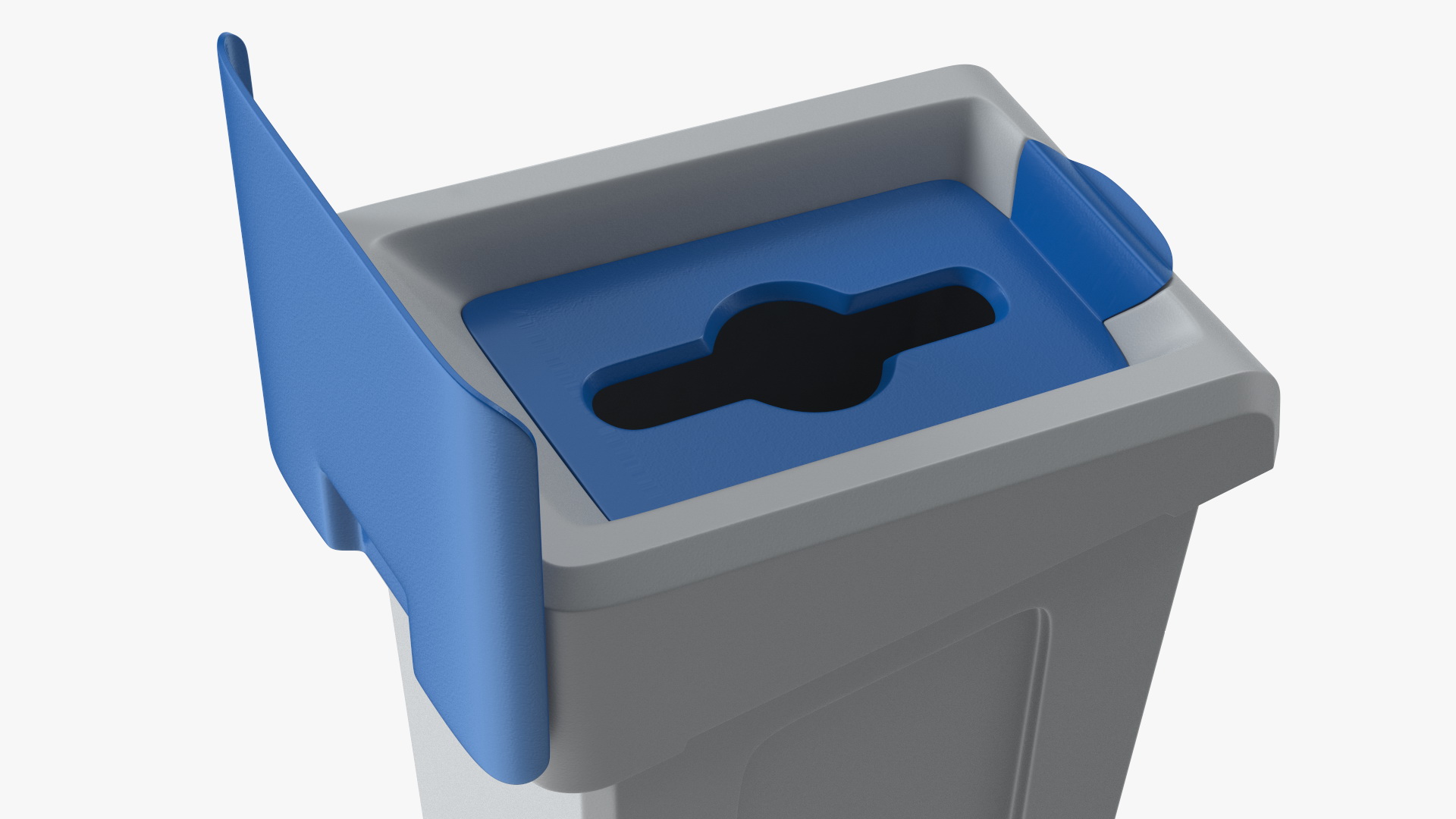 3D model Mixed Recycling Waste Bin