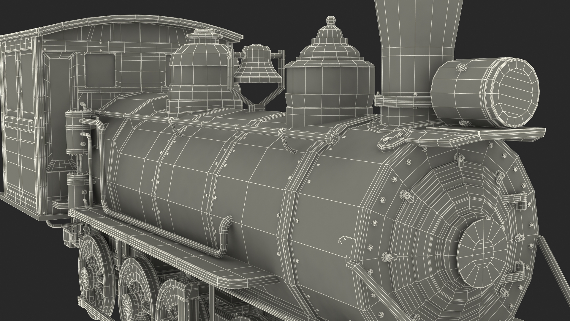 3D Steam Locomotive