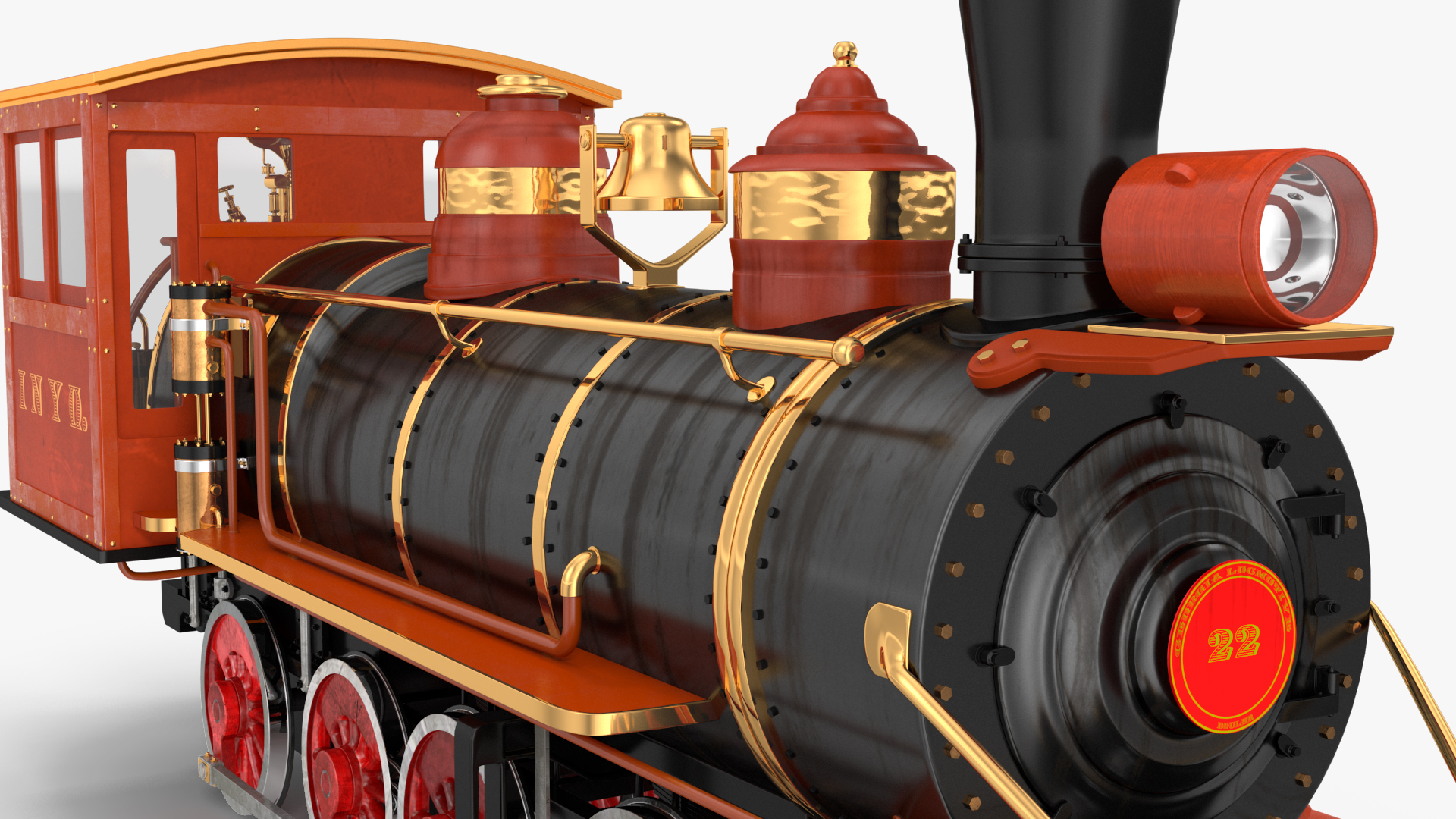3D Steam Locomotive