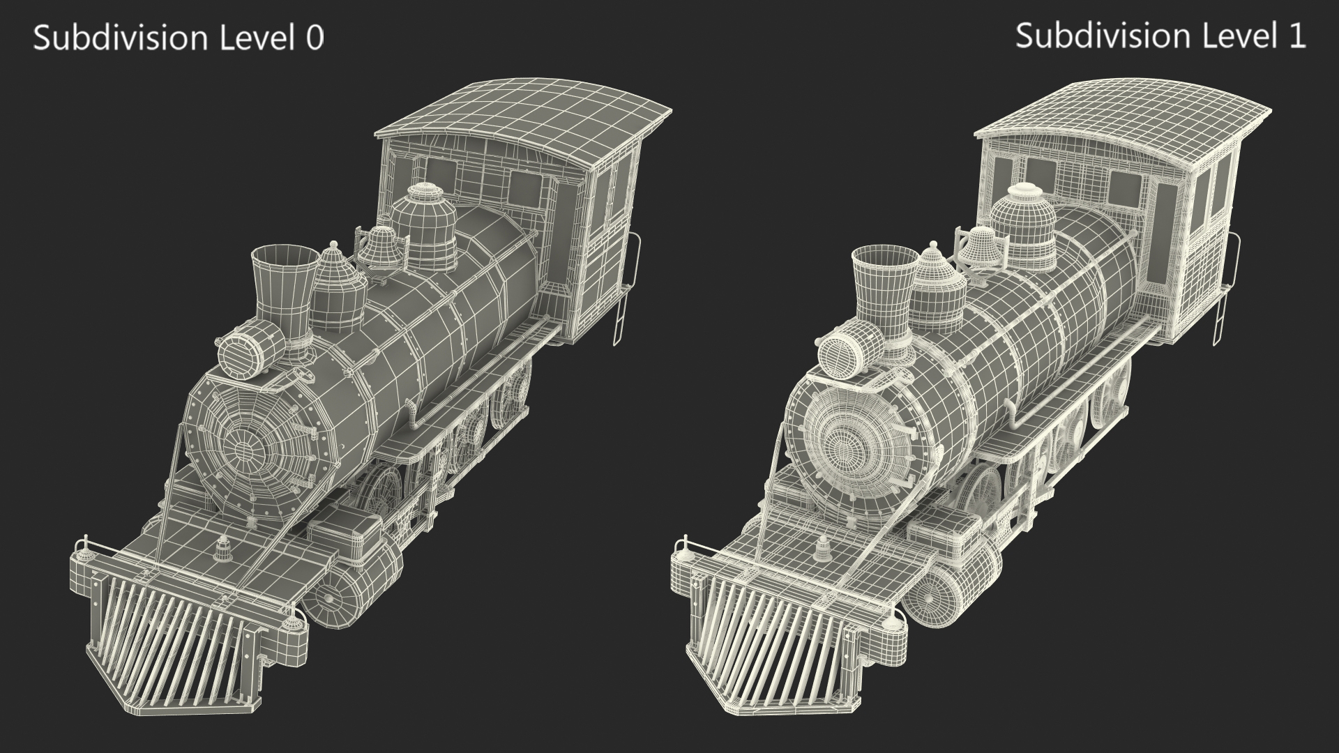 3D Steam Locomotive