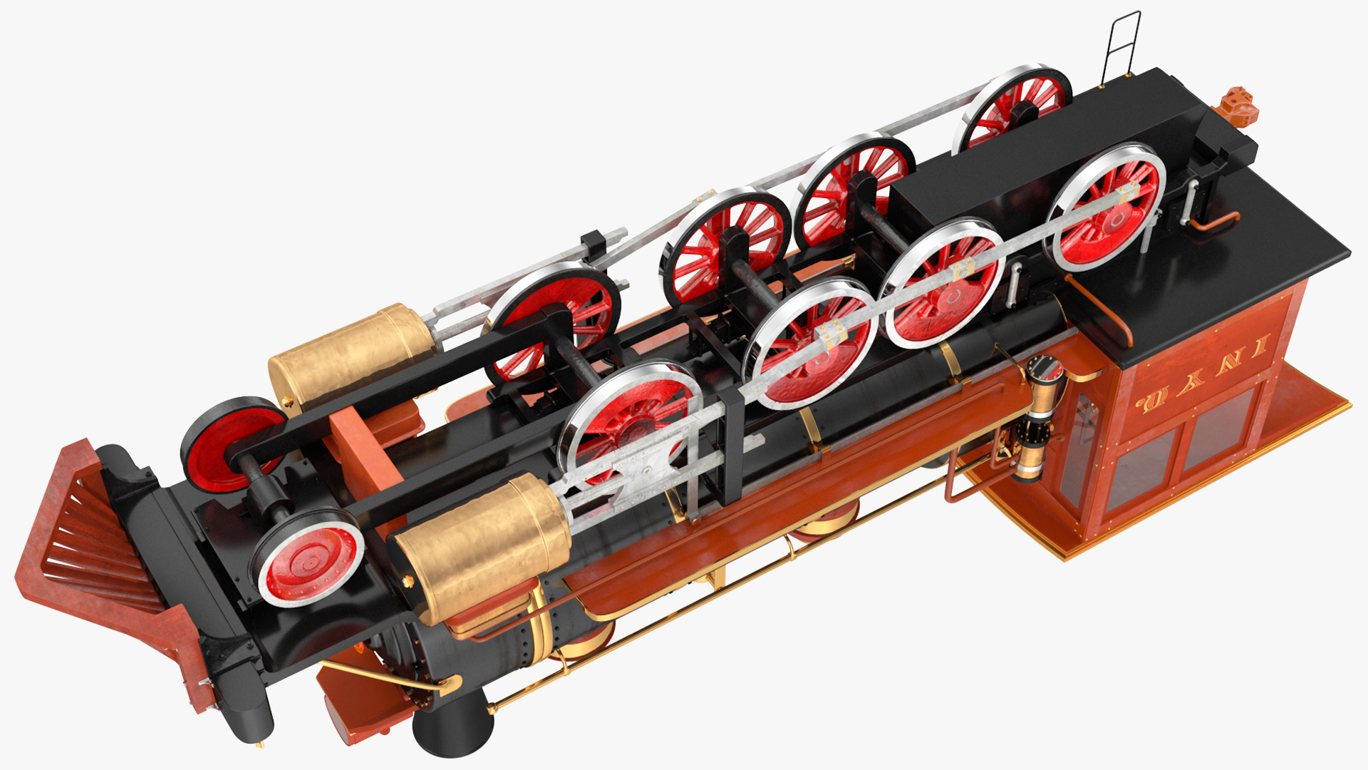 3D Steam Locomotive