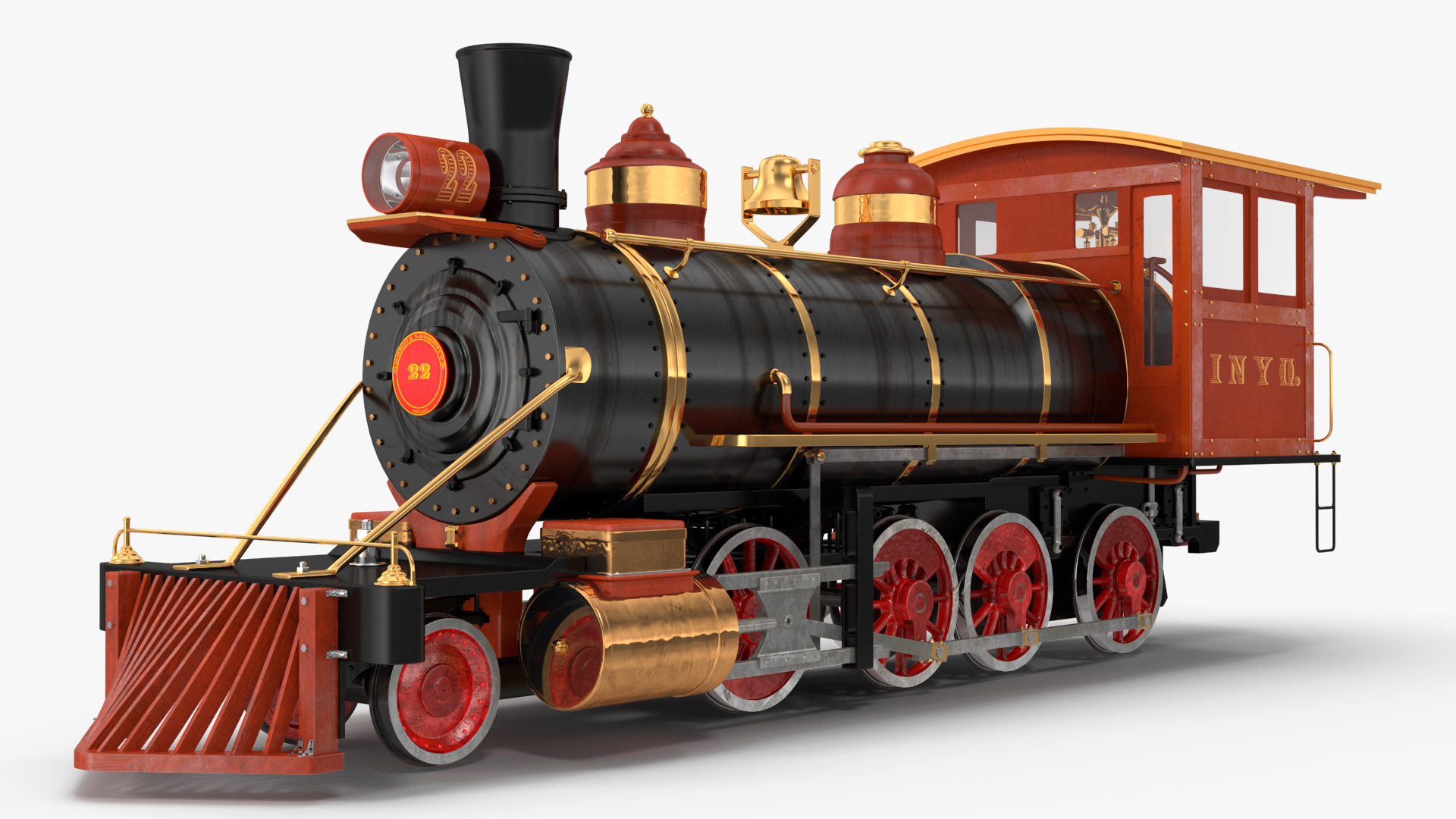 3D Steam Locomotive