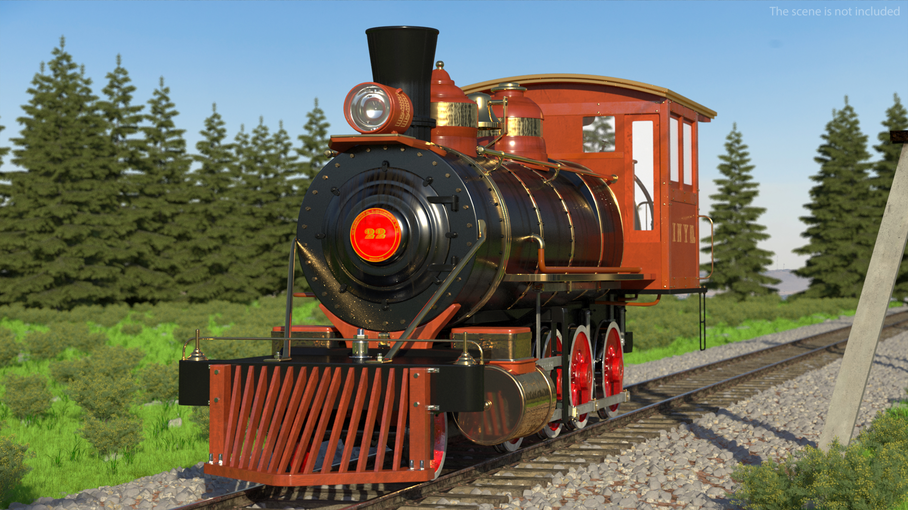 3D Steam Locomotive