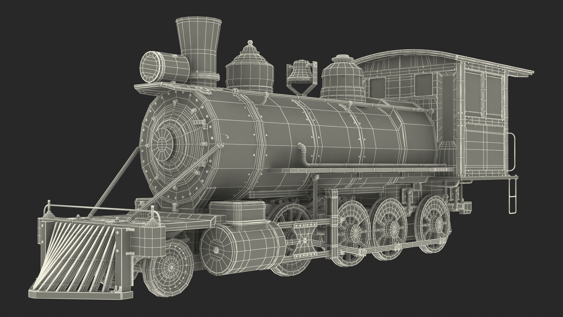 3D Steam Locomotive
