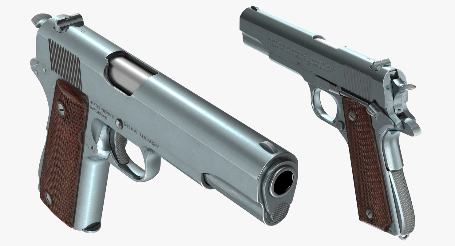 Pistol Colt M1911 3D