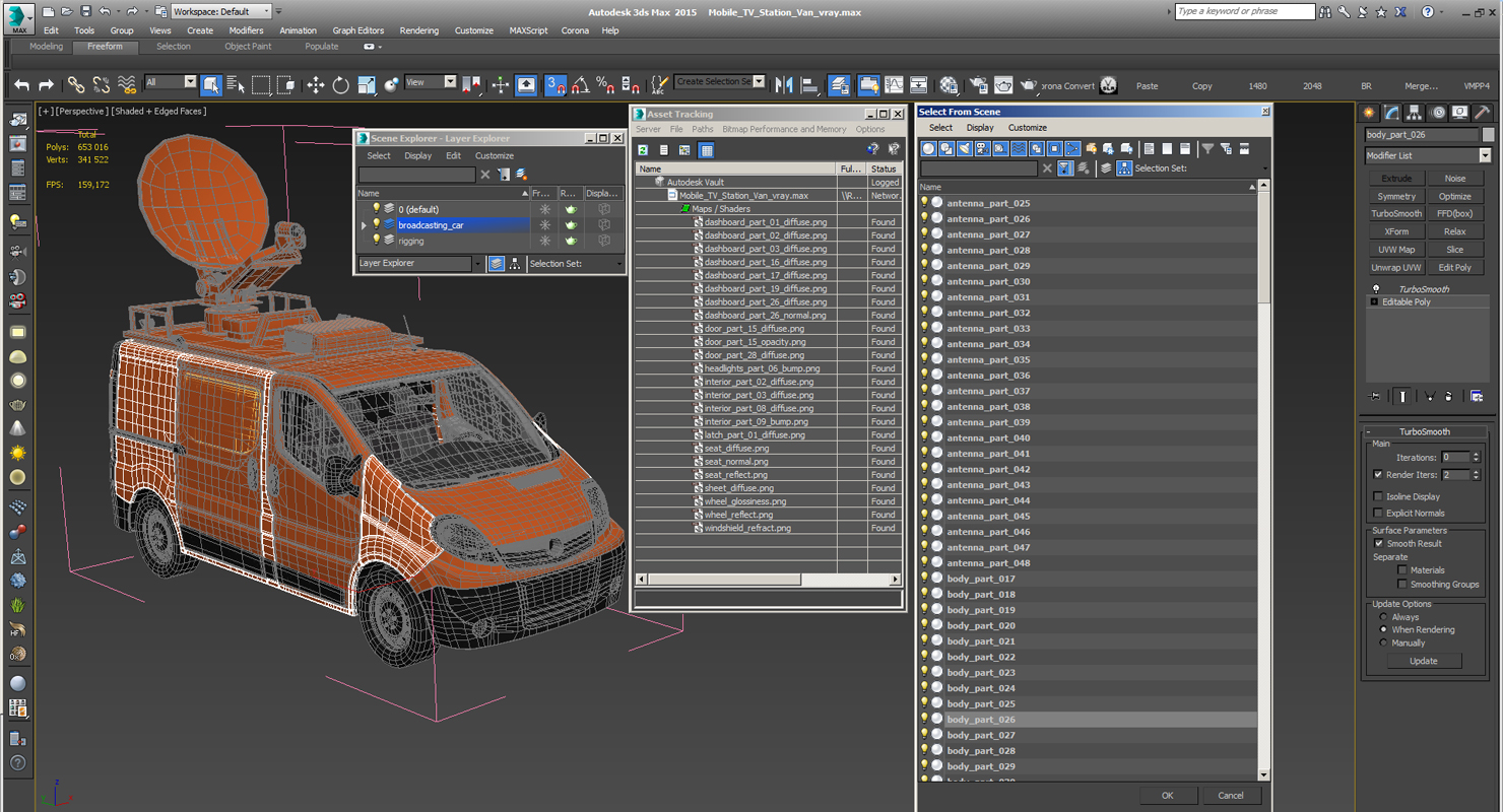 3D Mobile TV Station Van