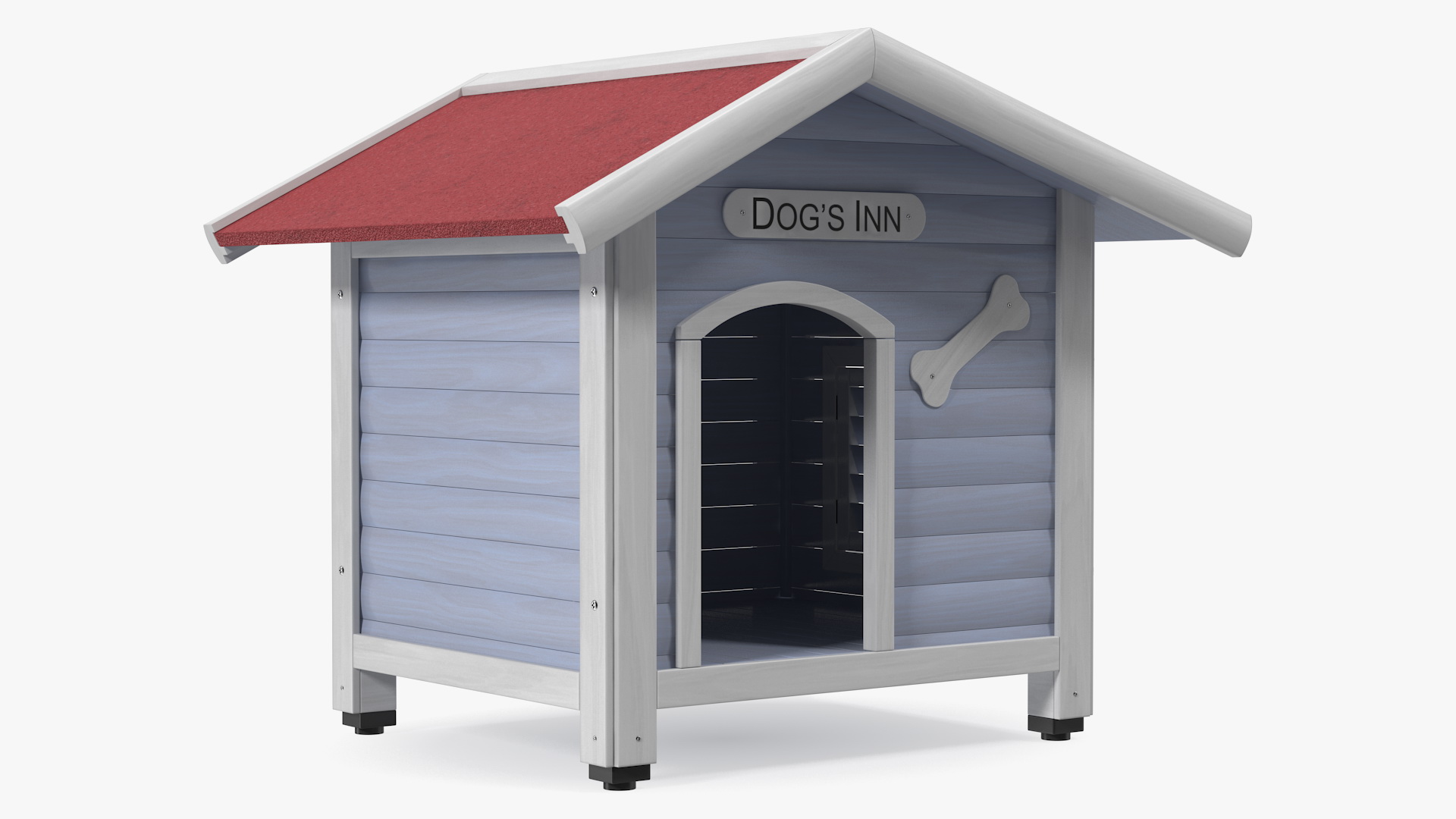 3D Wooden Dog House