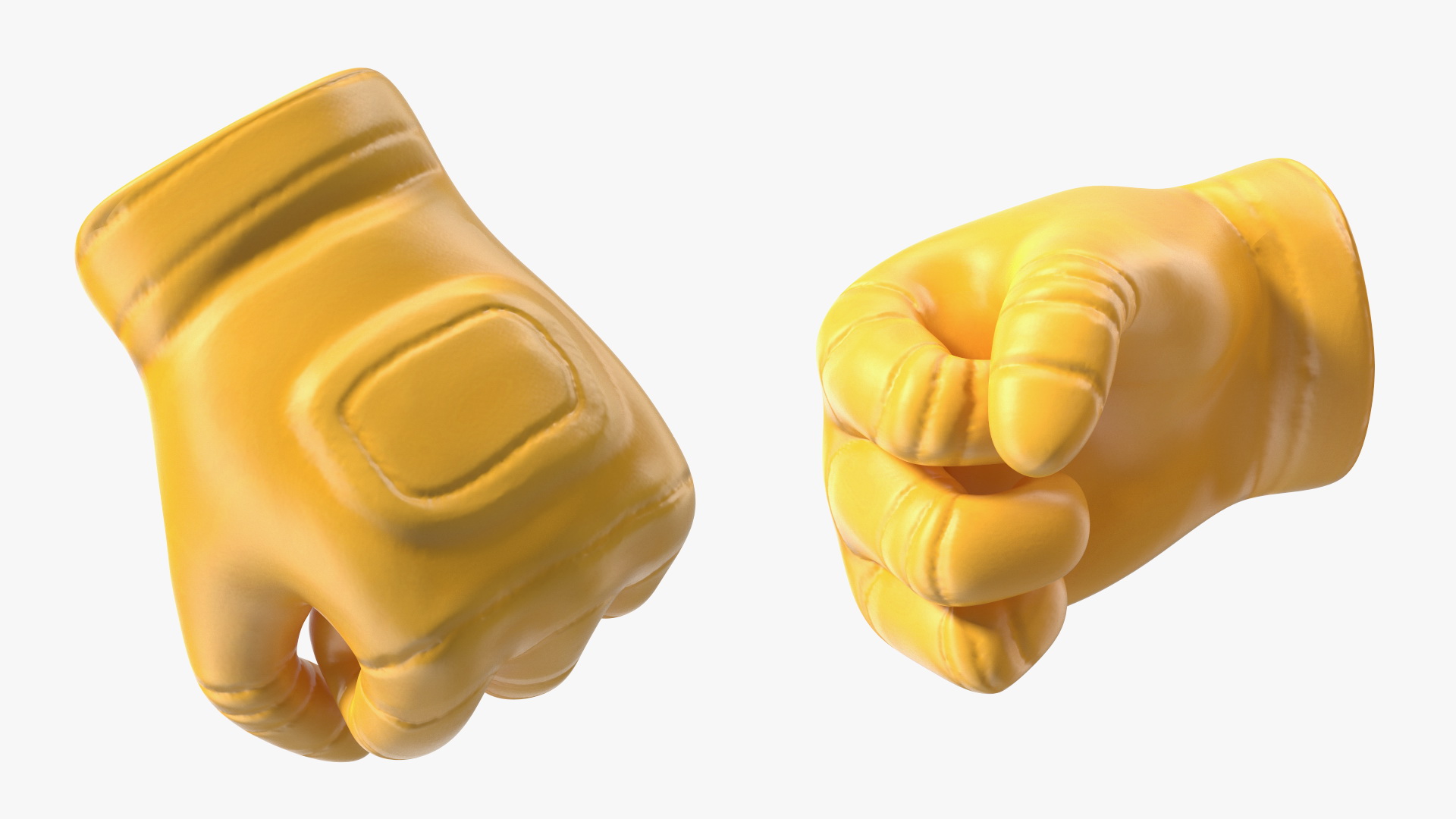 3D Running Among Us Character Yellow model