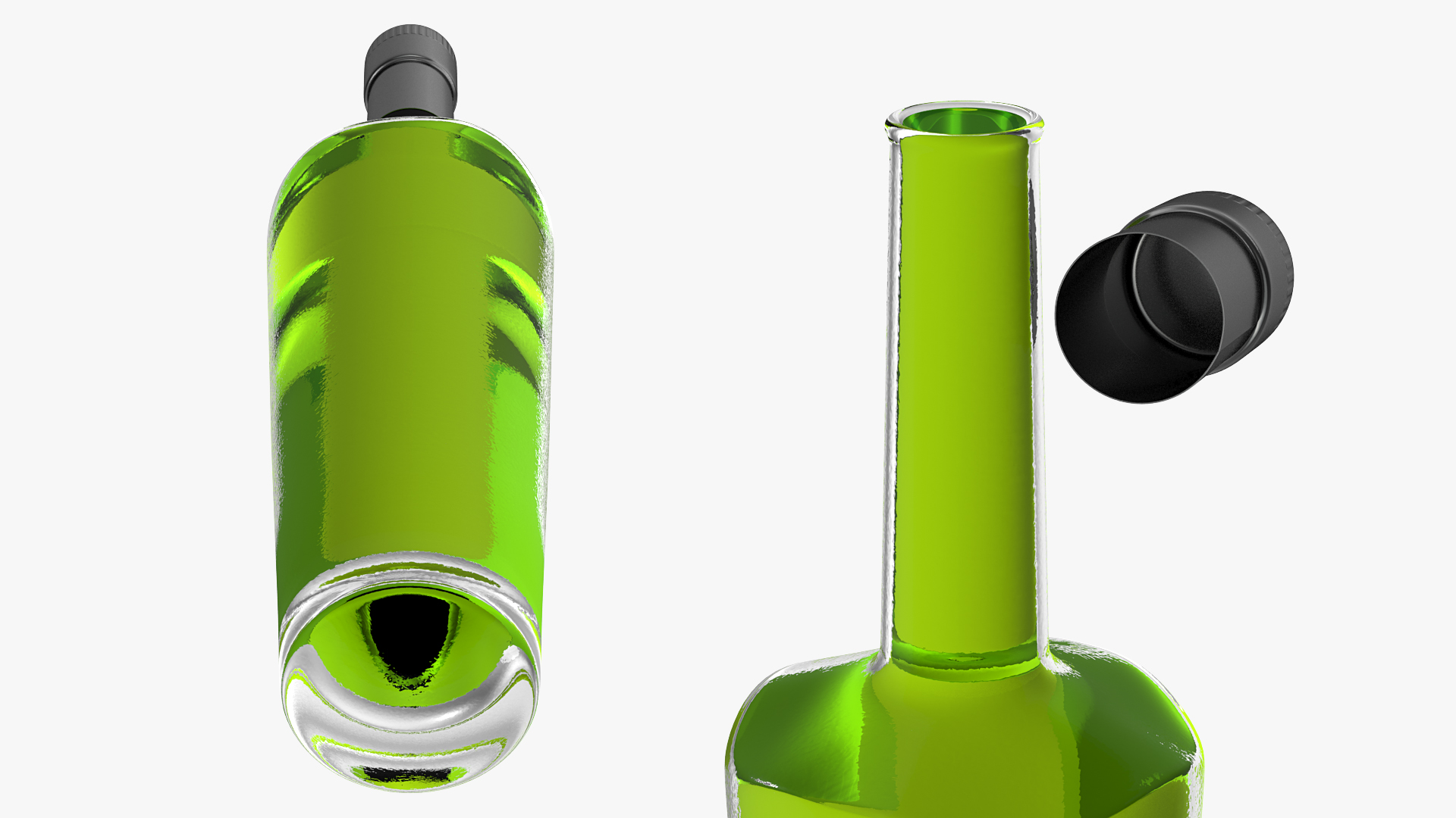 3D model Absinthe Bottle