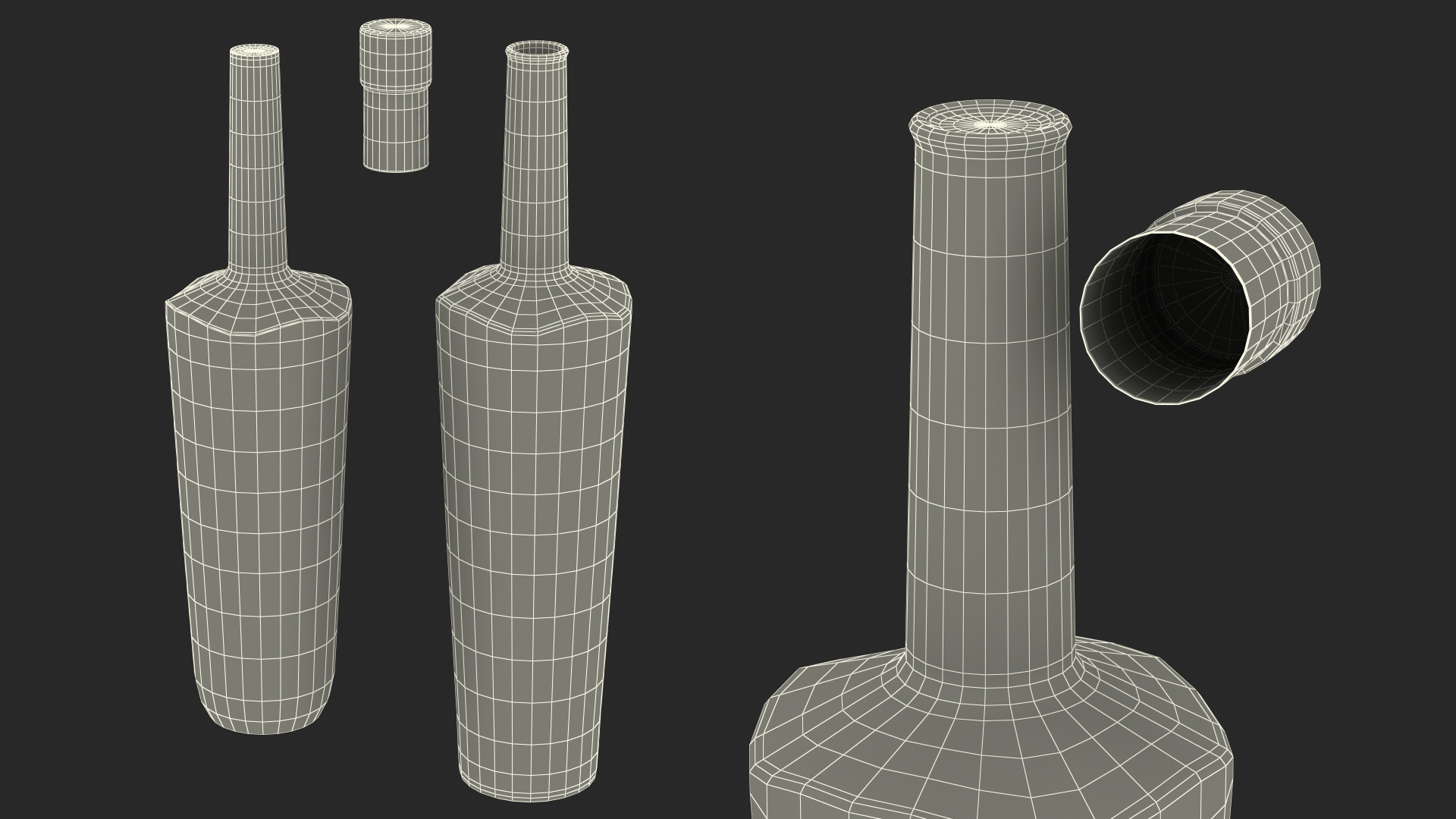 3D model Absinthe Bottle