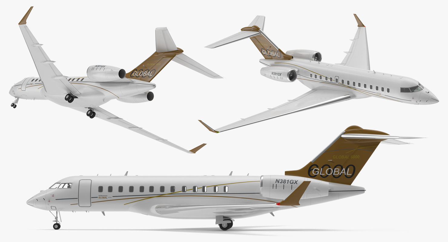 Bombardier Global 6000 3D