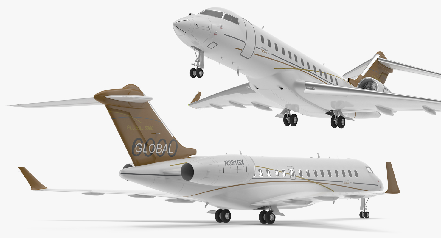Bombardier Global 6000 3D