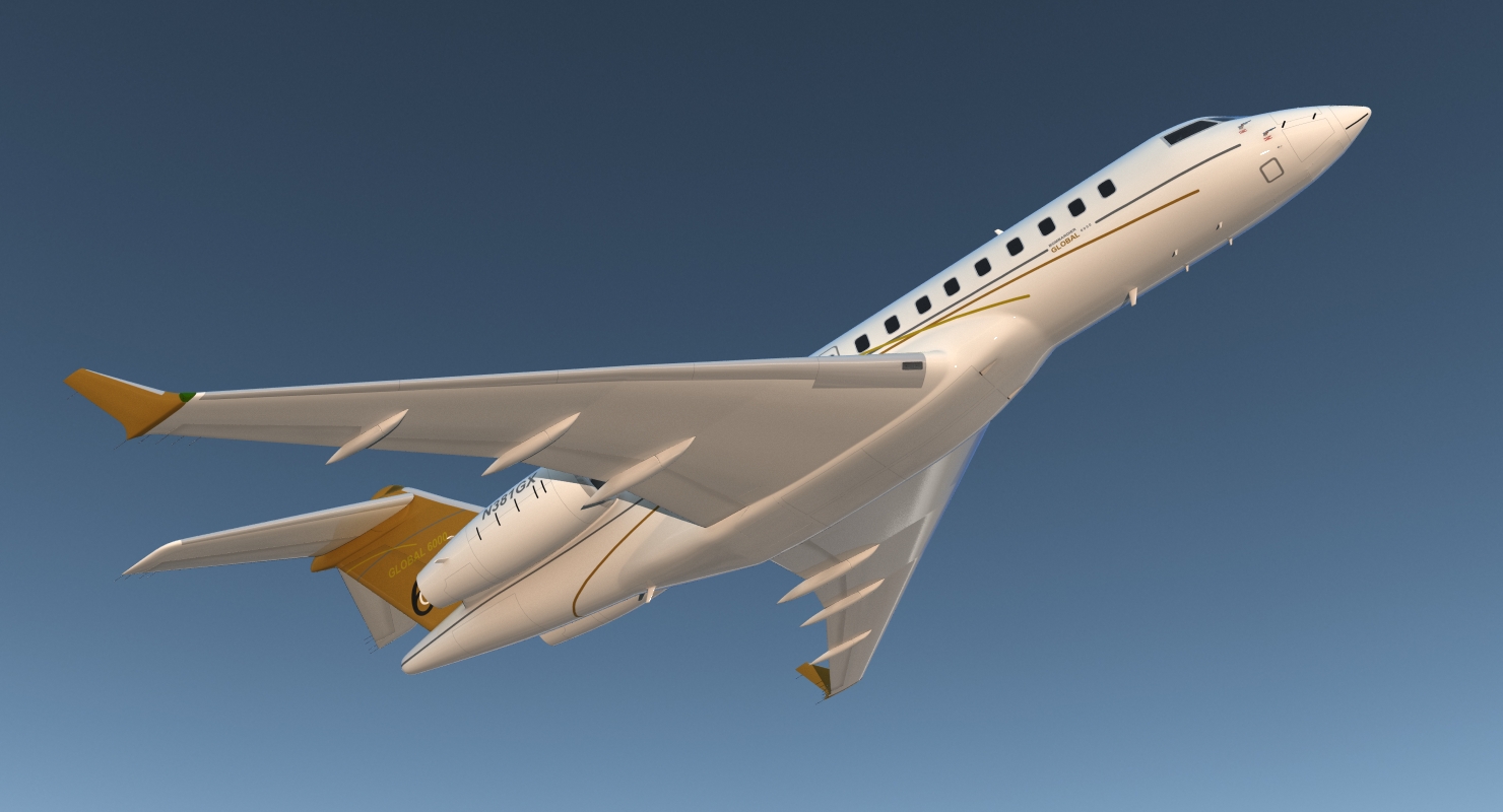 Bombardier Global 6000 3D