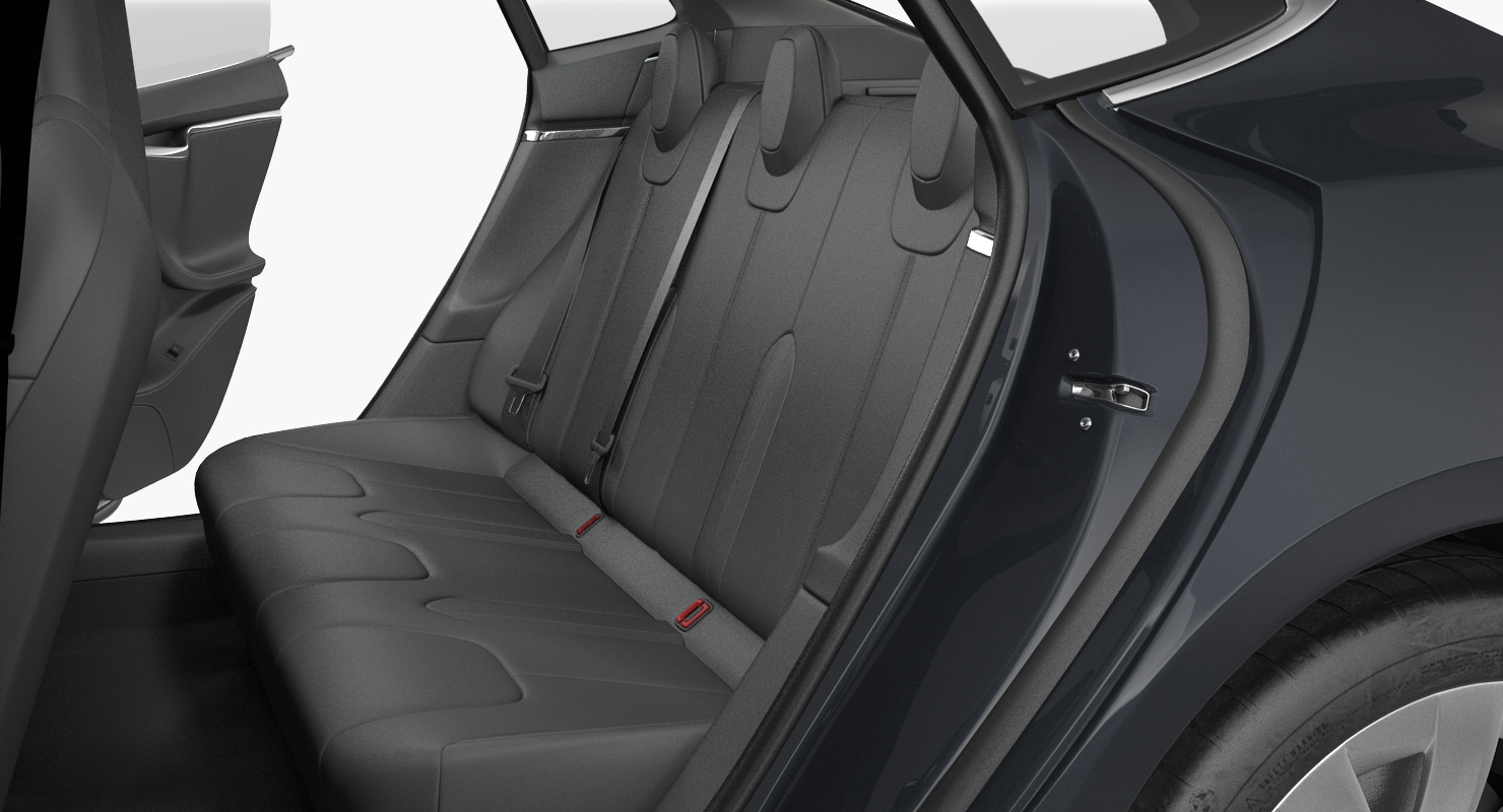 3D model Tesla Model S 100D 2017 Rigged