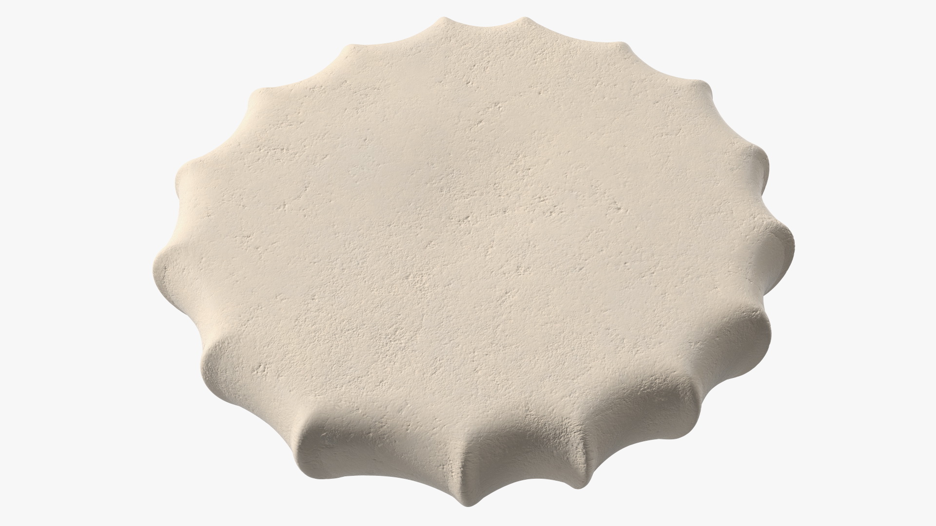 3D Caramel Mini Meringue Cookie model