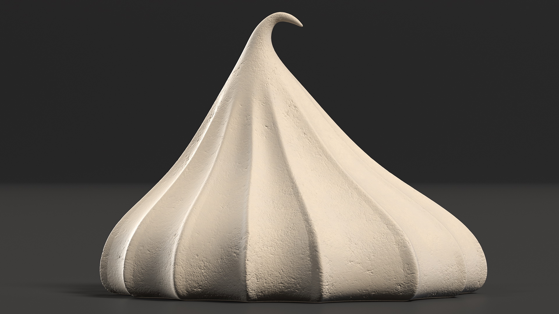 3D Caramel Mini Meringue Cookie model