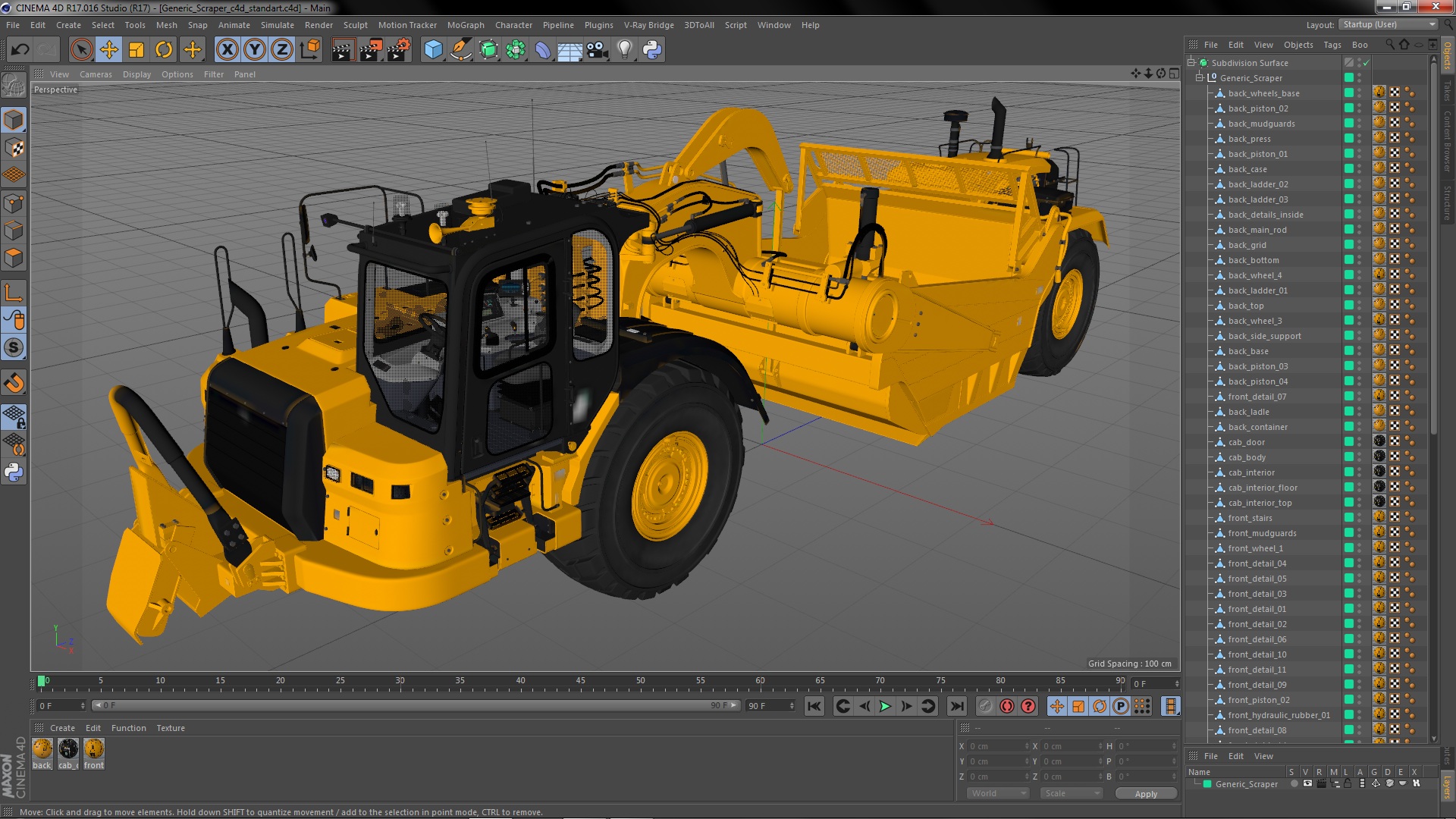 3D model Generic Scraper