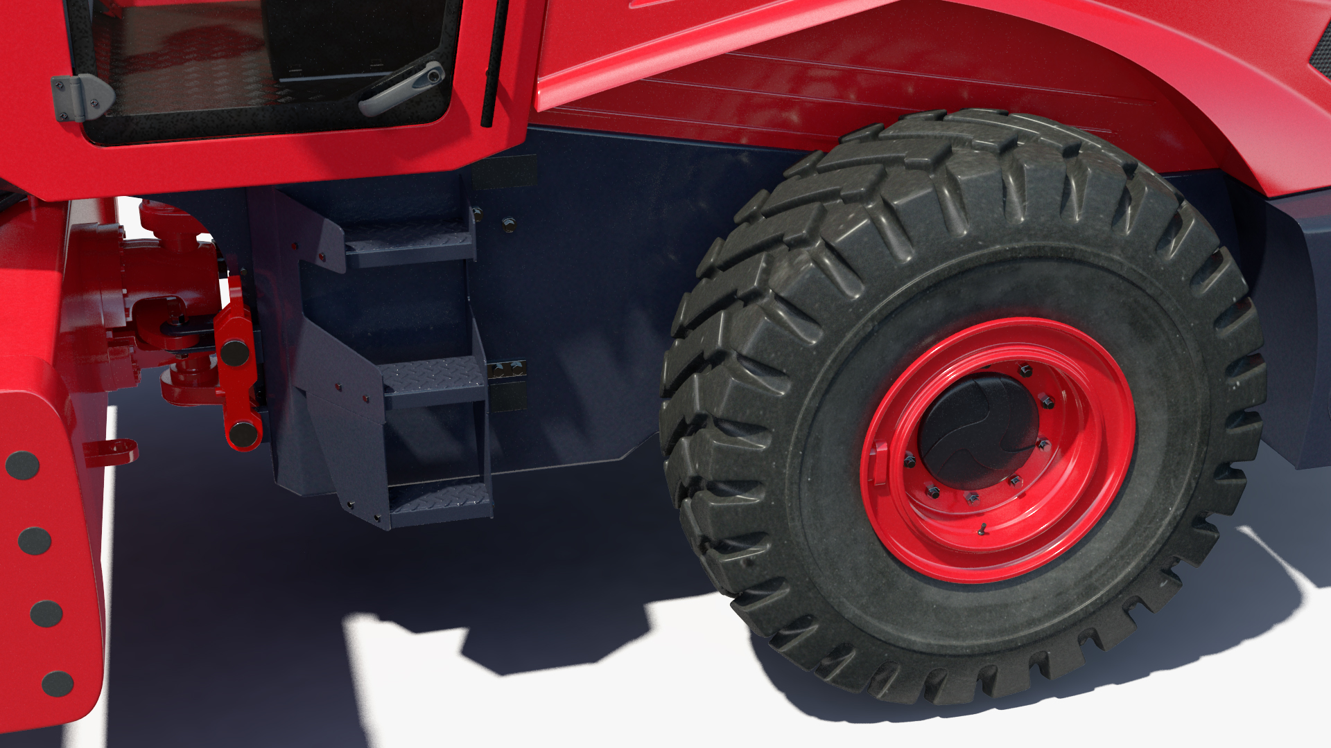Heavyweight Single Drum Compactor Clean 3D model