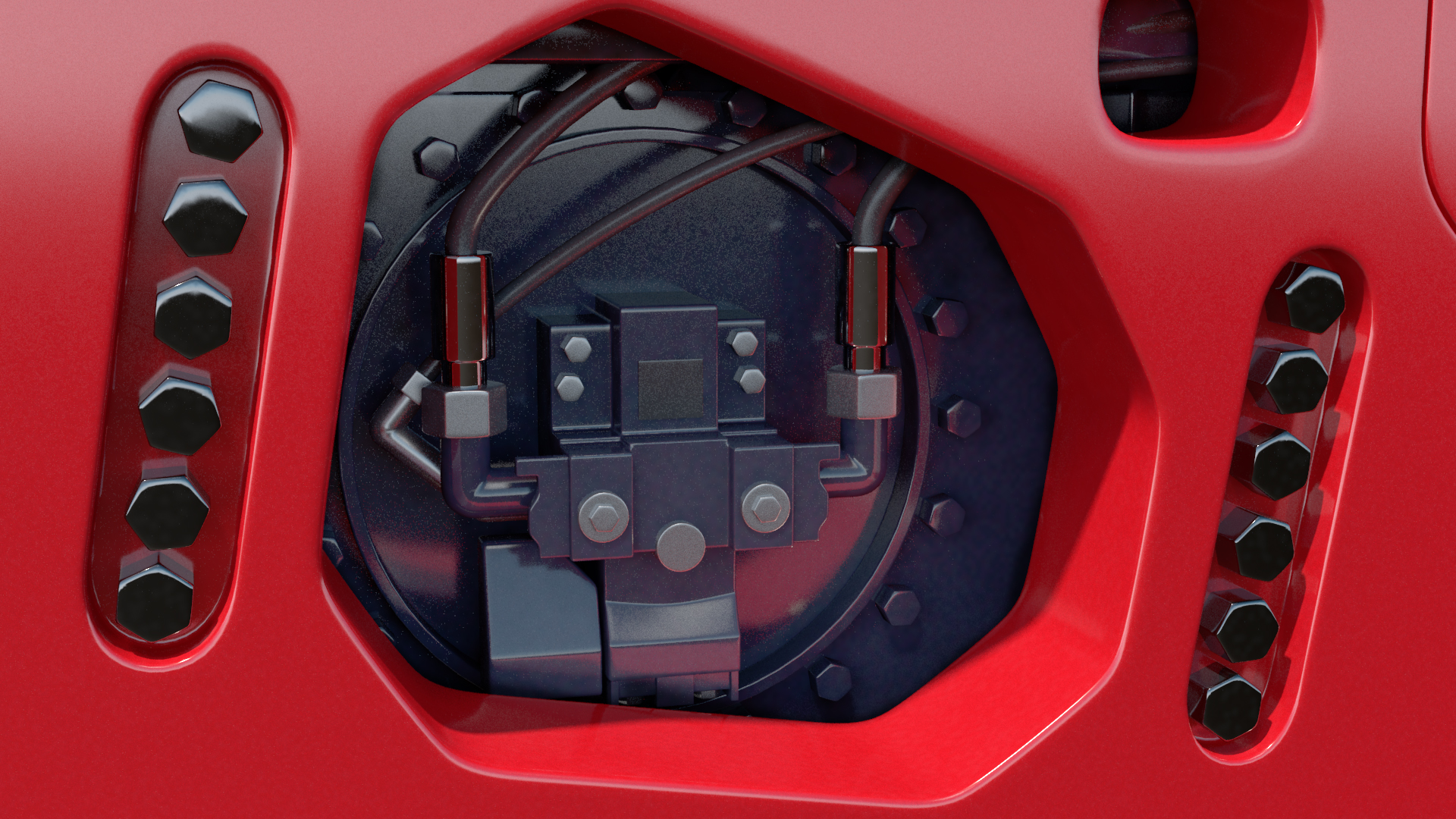 Heavyweight Single Drum Compactor Clean 3D model