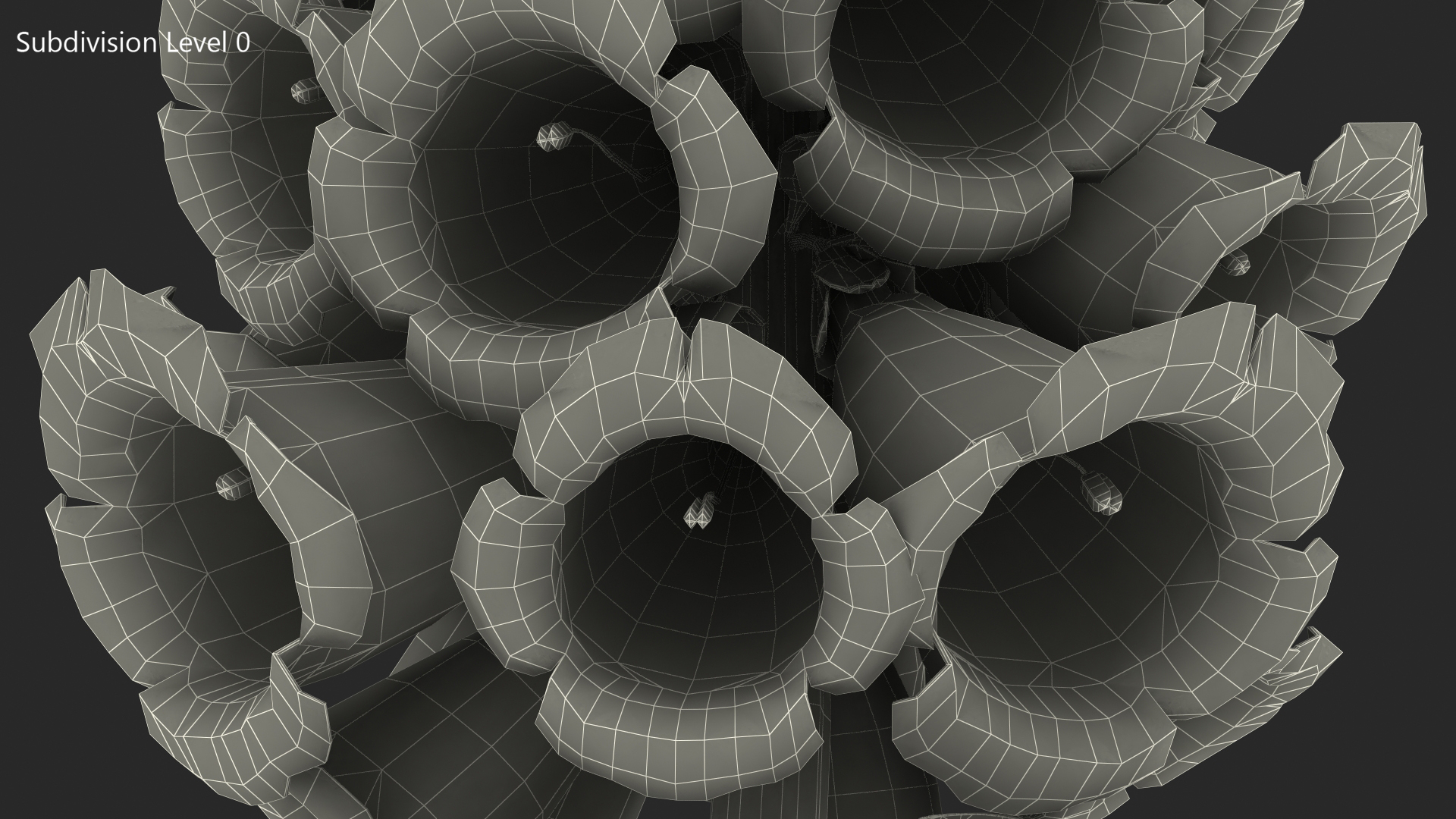 3D Pink Foxglove model