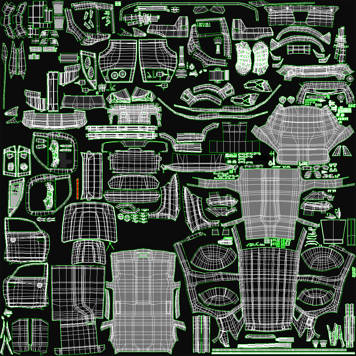 3D Dacia Duster 2024 Crossover Black model