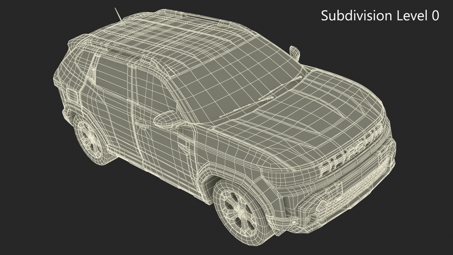 3D Dacia Duster 2024 Crossover Black model