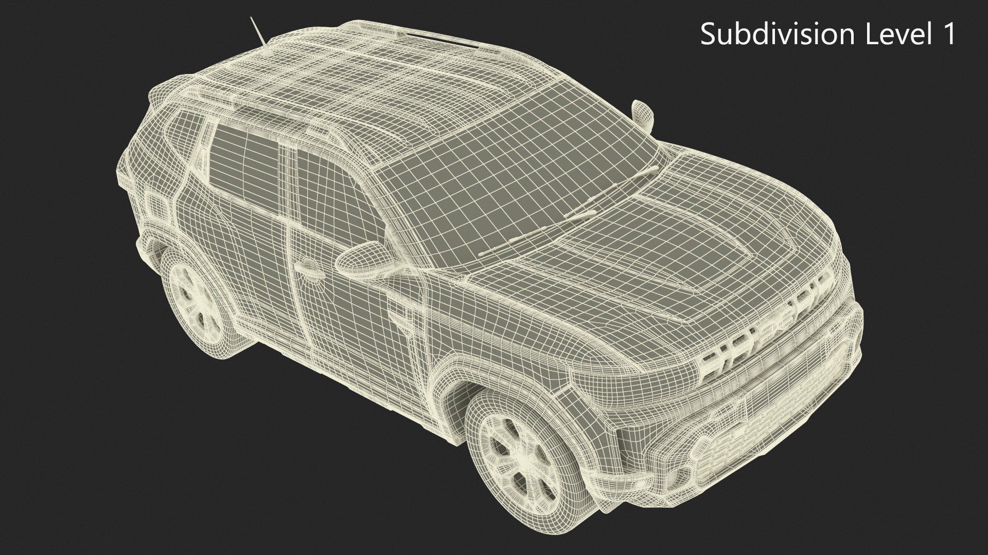 3D Dacia Duster 2024 Crossover Black model