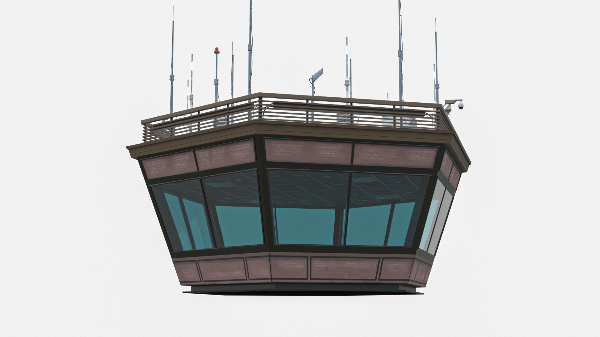 3D Control Tower Room model