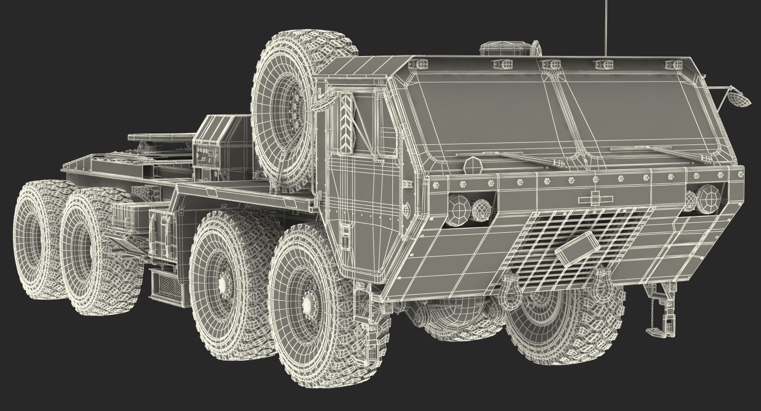 3D Military Truck Oshkosh HEMTT M985 model