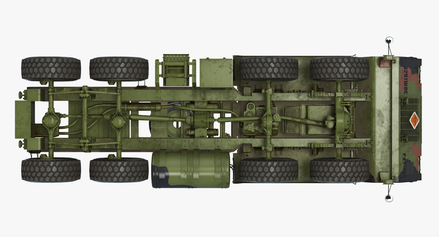 3D Military Truck Oshkosh HEMTT M985 model
