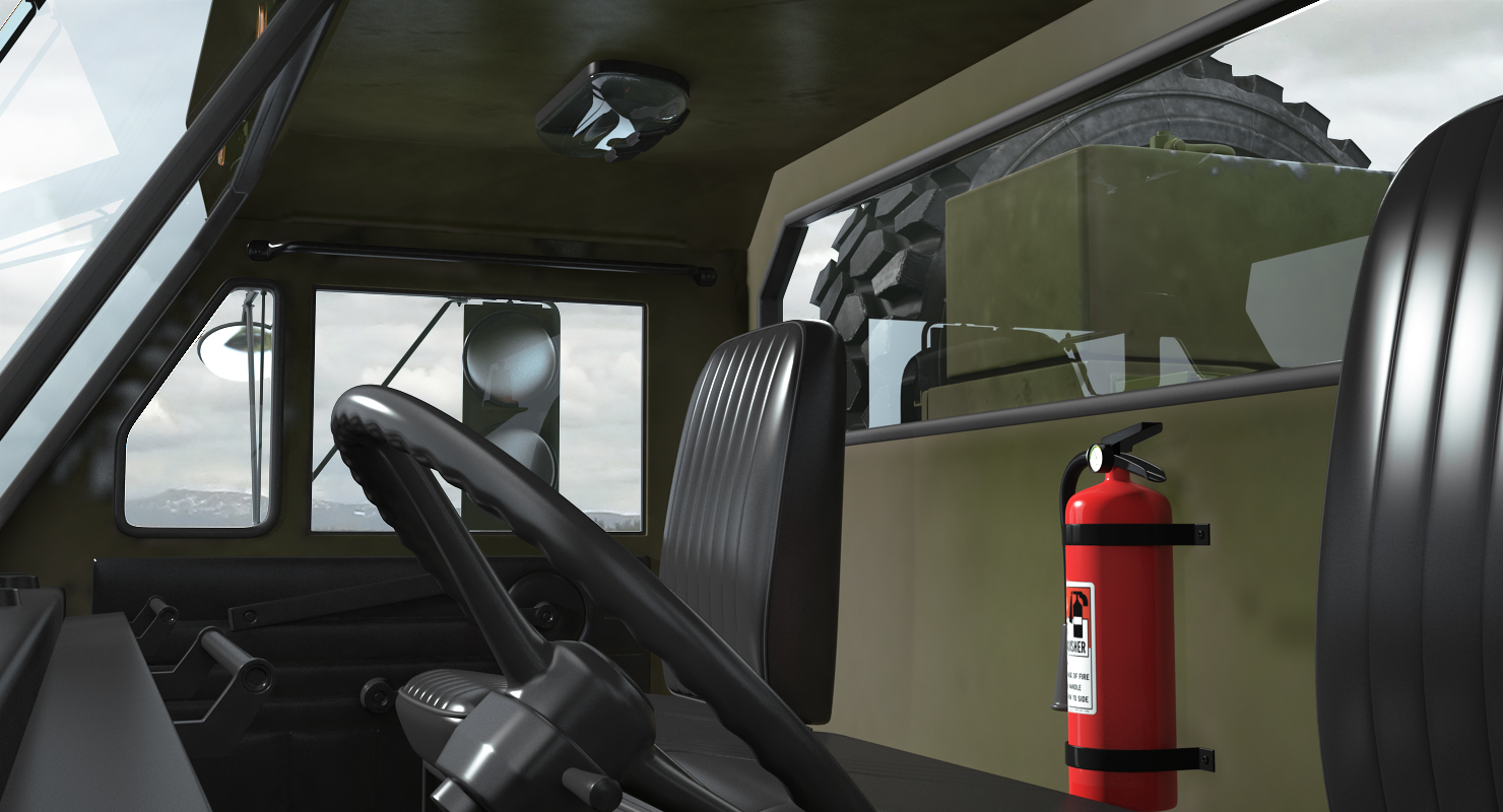 3D Military Truck Oshkosh HEMTT M985 model