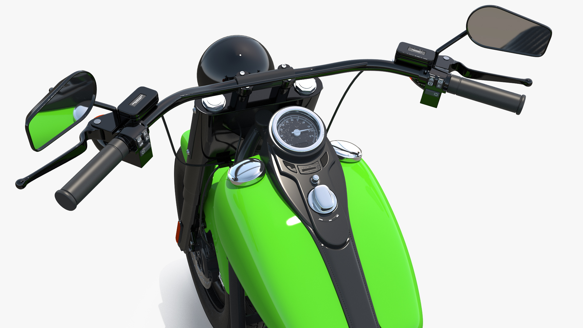 3D Classic Motorcycle Generic