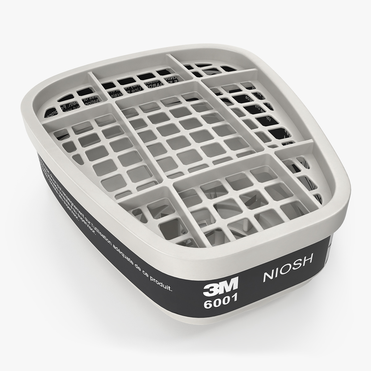 Respirator Filter Cartridge 3D Model