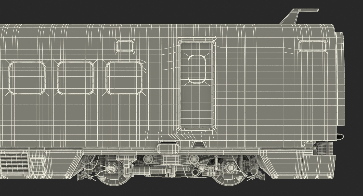 Bullet Train JR700 Locomotive Japan Railways 3D model