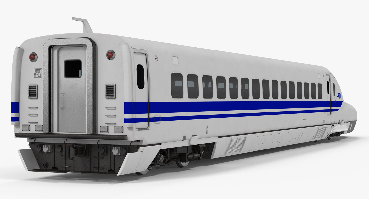 Bullet Train JR700 Locomotive Japan Railways 3D model