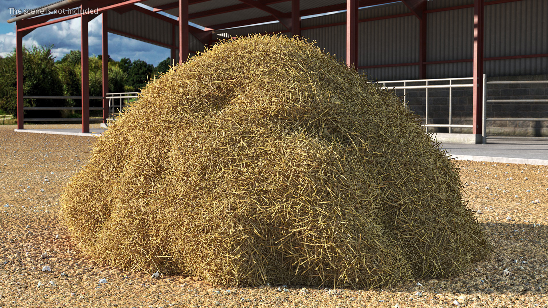 3D model Pile Hay