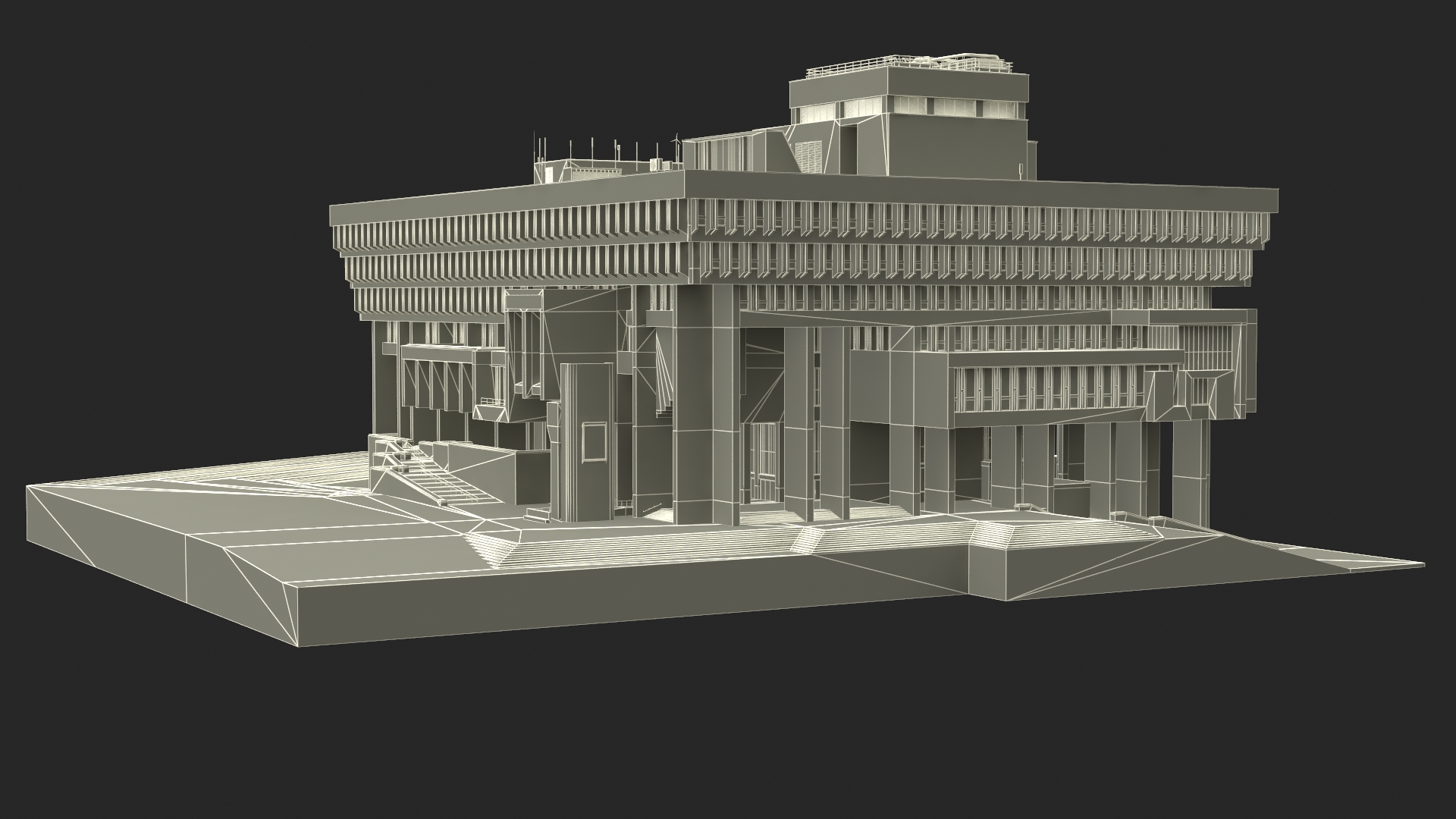 3D Boston City Hall