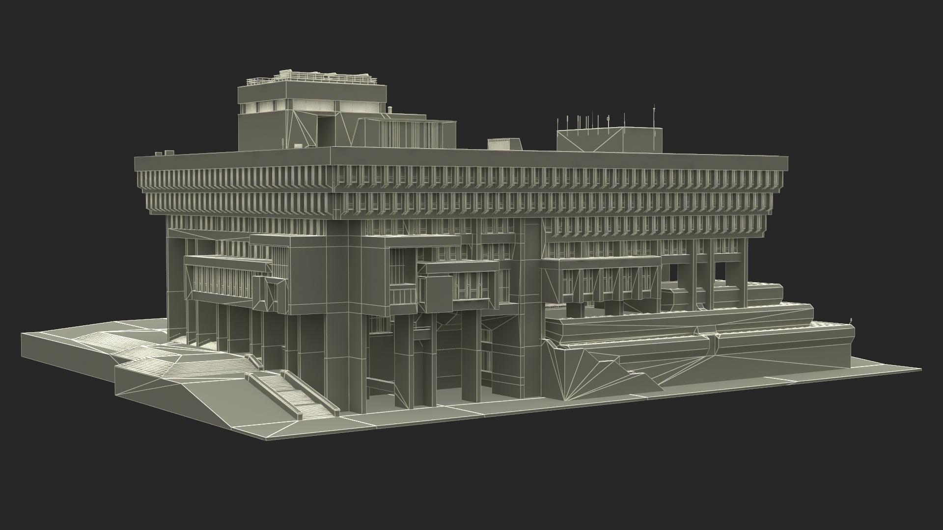 3D Boston City Hall