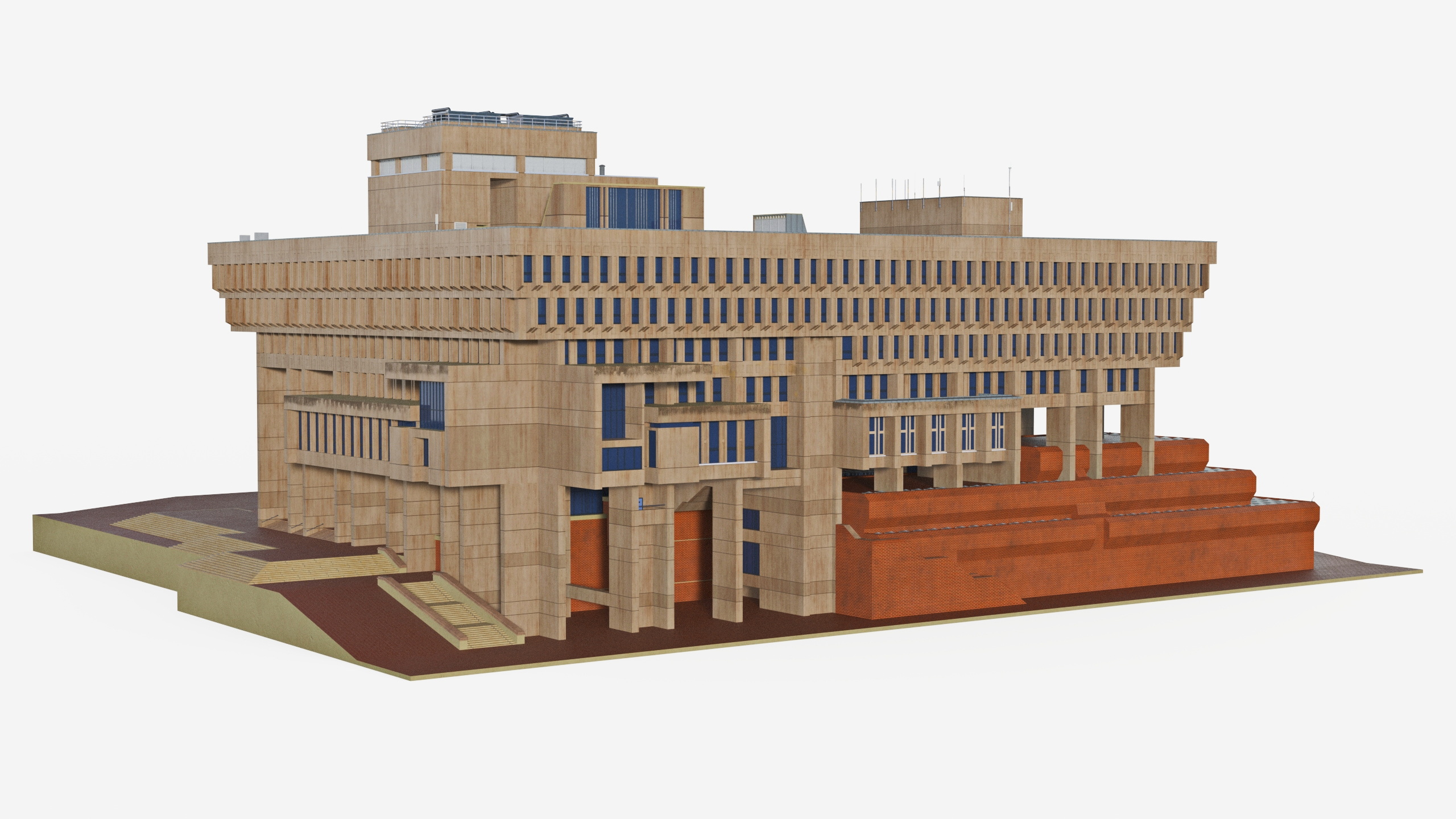 3D Boston City Hall