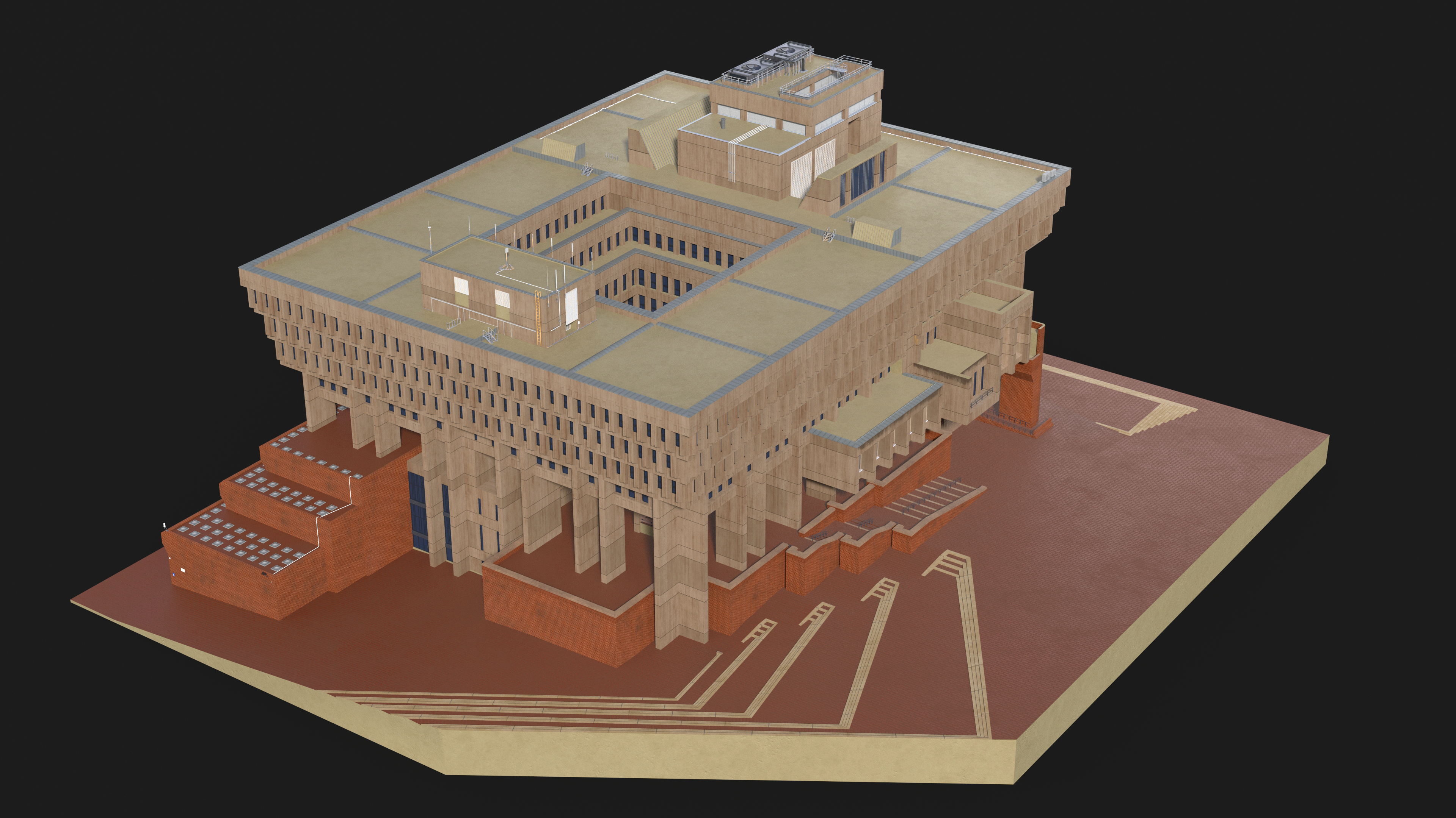 3D Boston City Hall