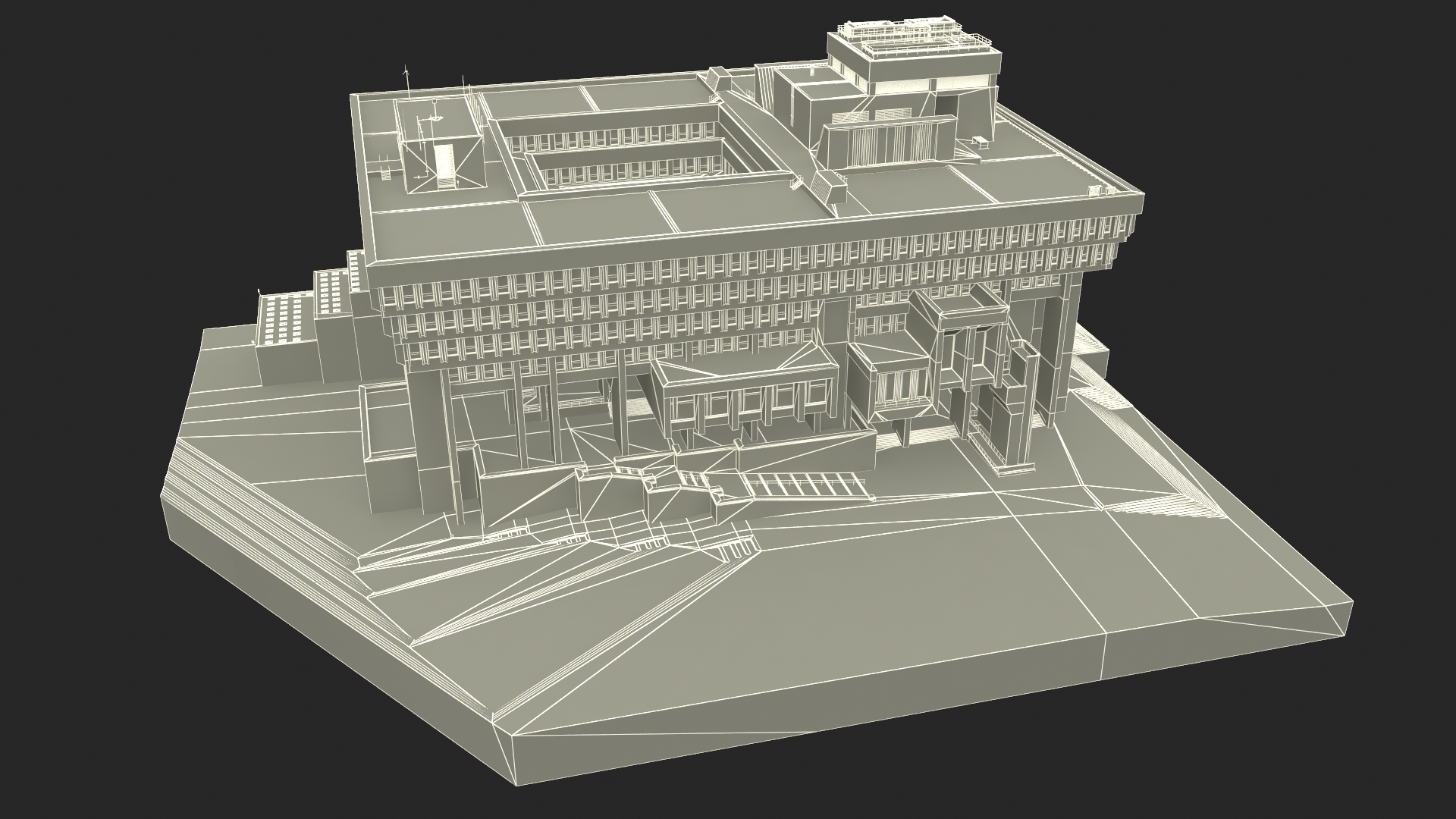 3D Boston City Hall