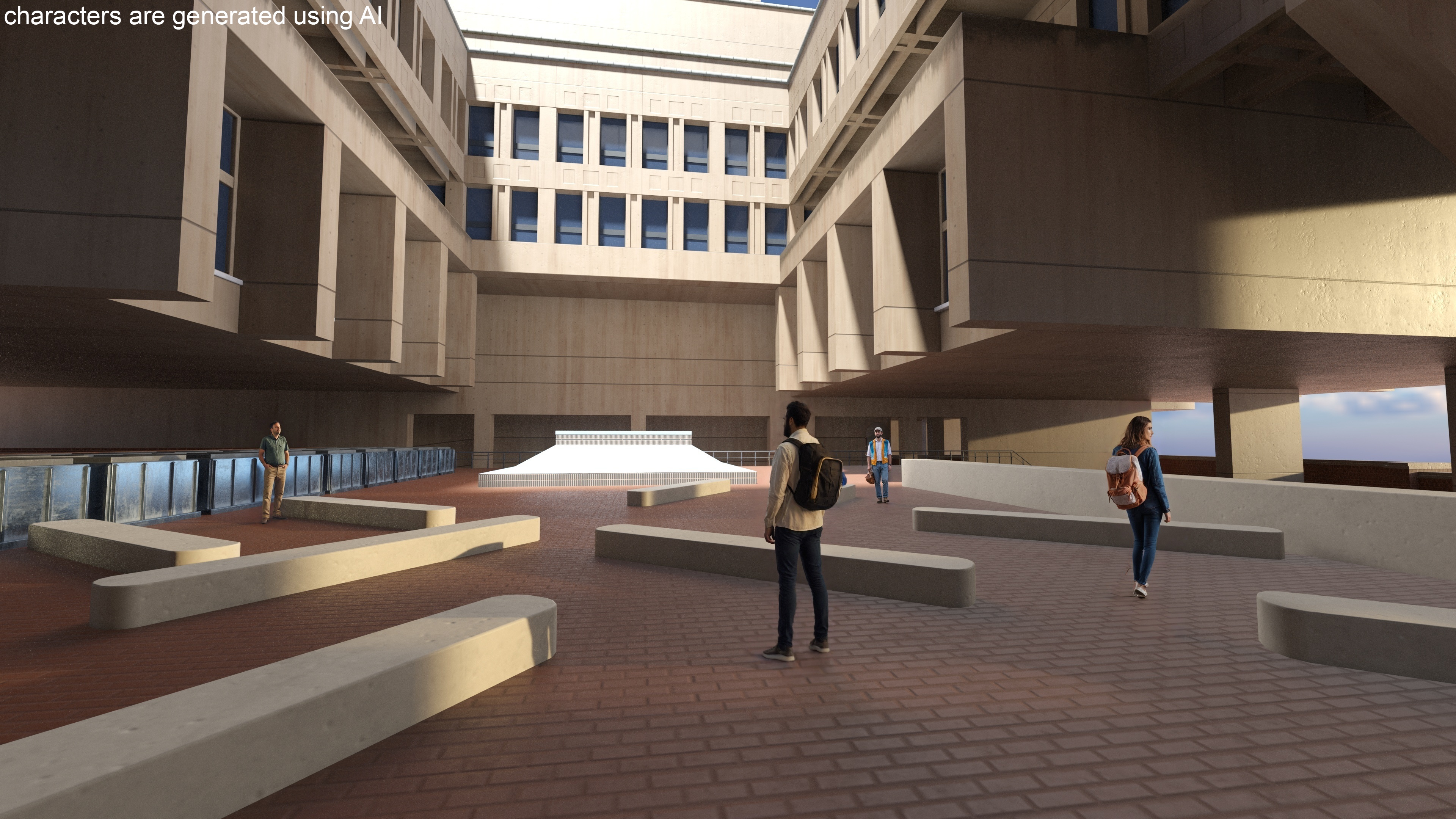 3D Boston City Hall